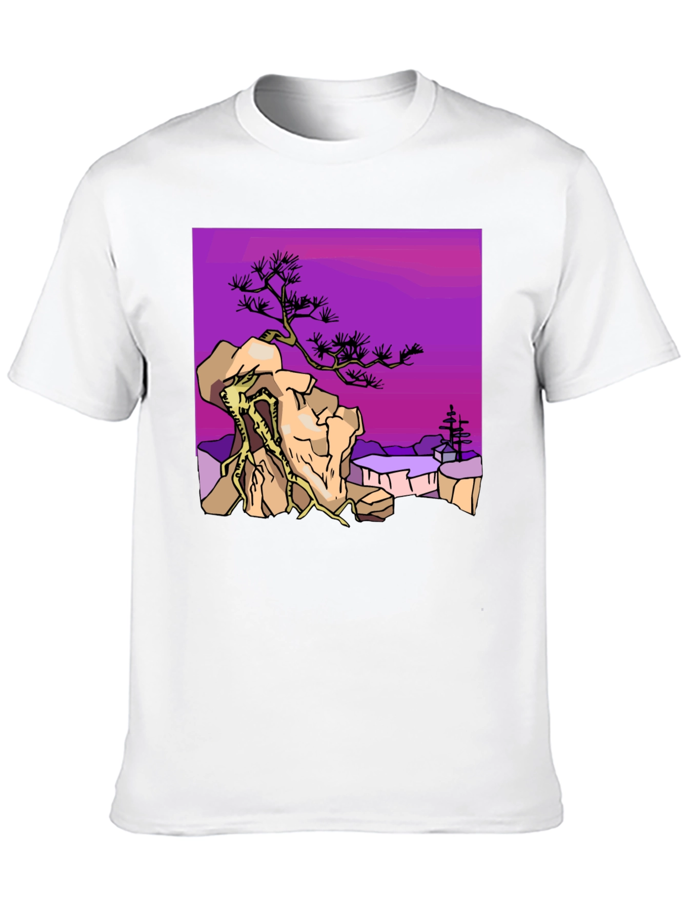 Bonsai Tree Graphic T-Shirt