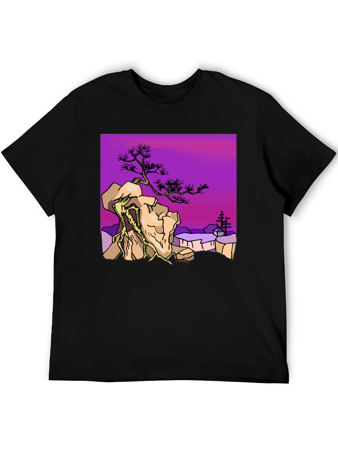 Bonsai Tree Graphic T-Shirt
