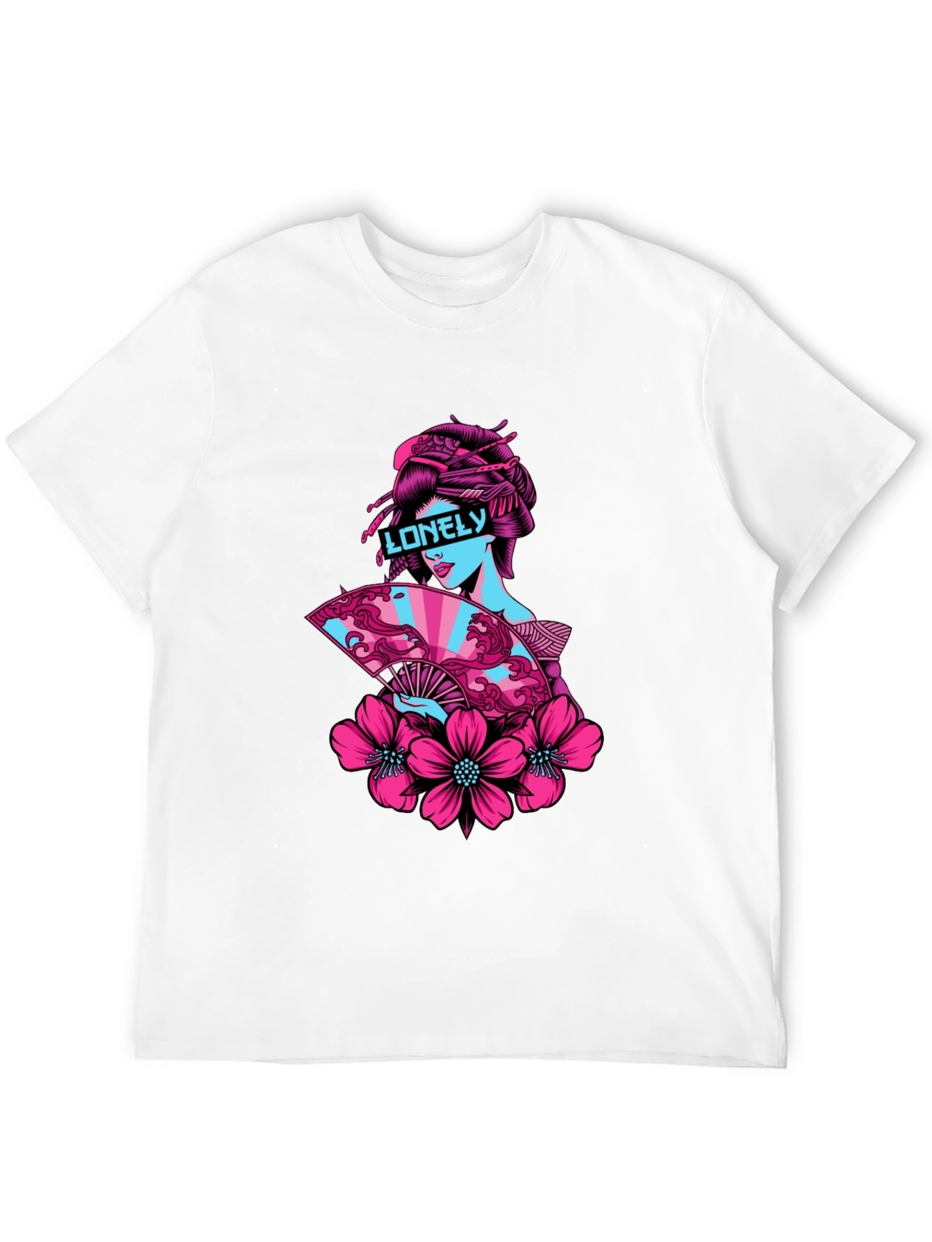 Lonely Geisha Graphic Print Tee