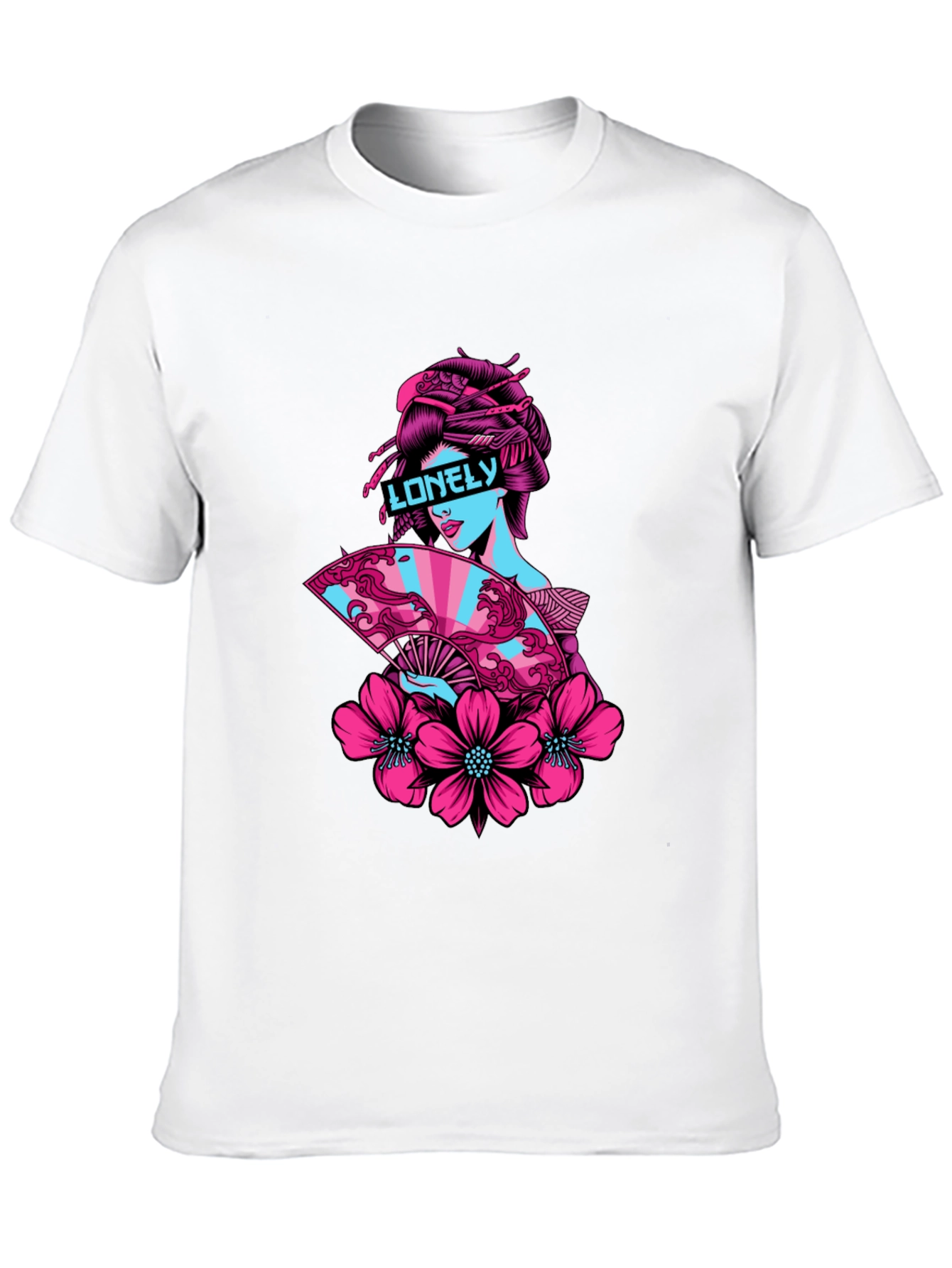 Lonely Geisha Graphic Print Tee