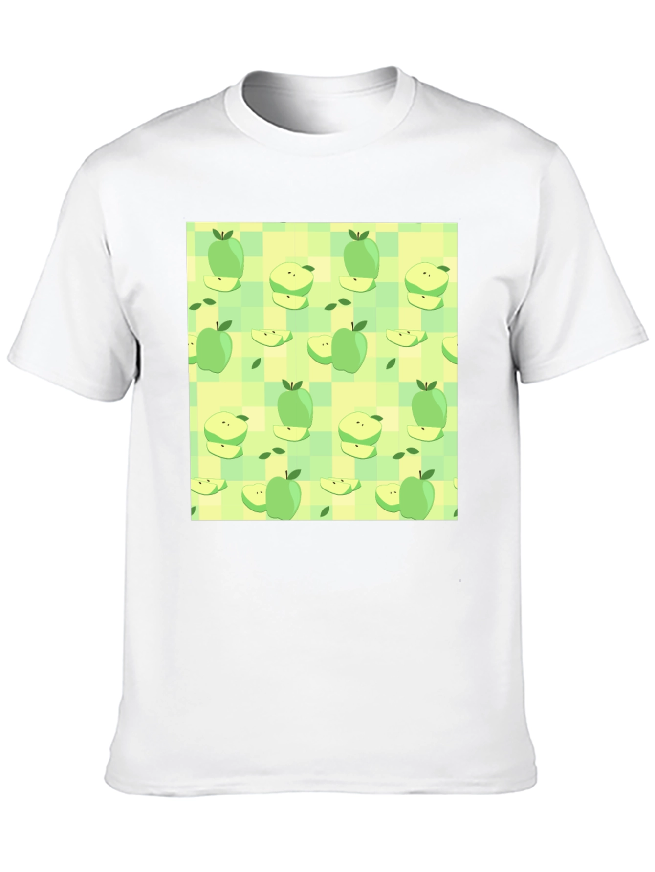 Apple Pattern T-Shirt - Fun & Casual Wear