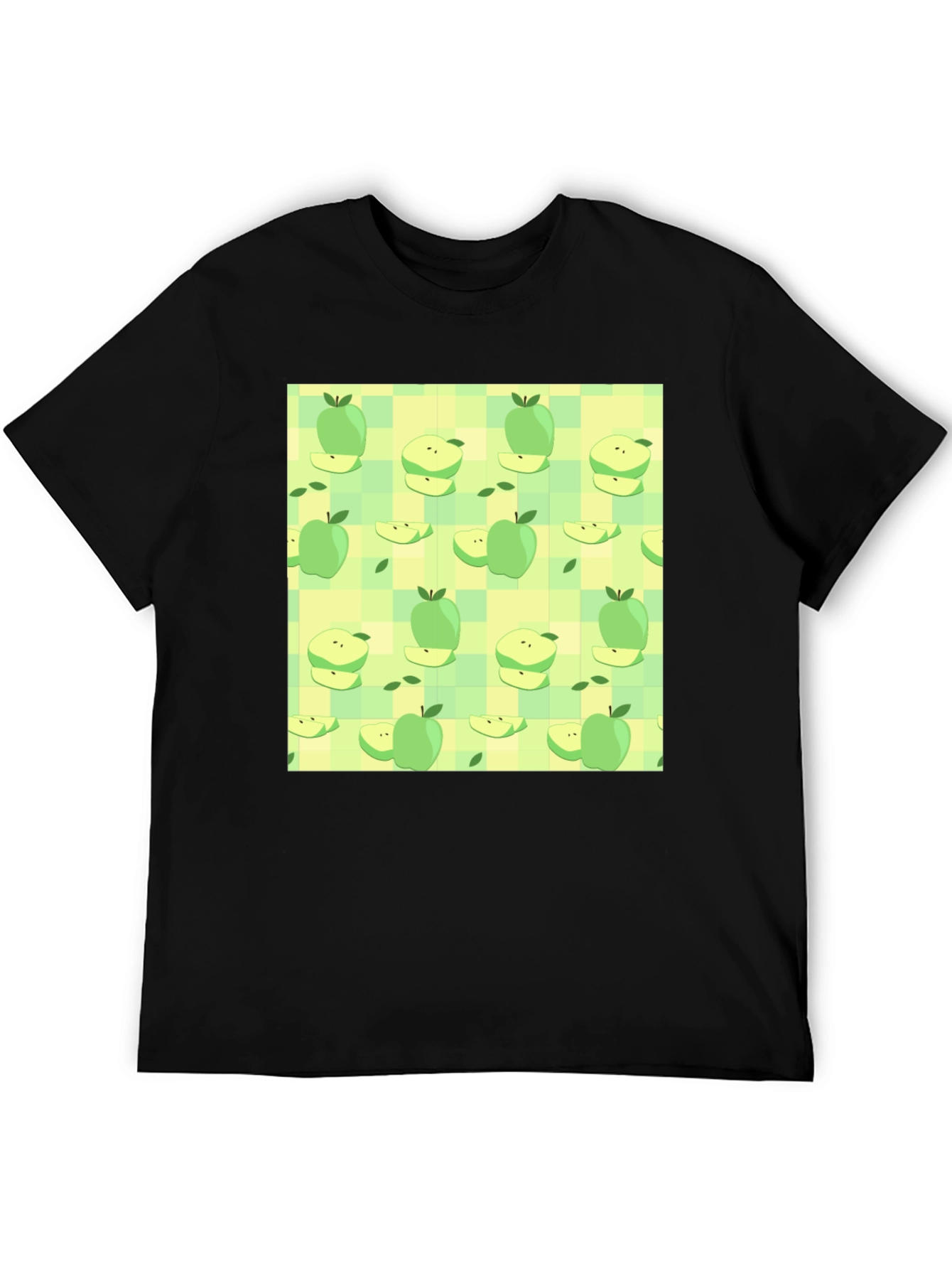 Apple Pattern T-Shirt - Fun & Casual Wear