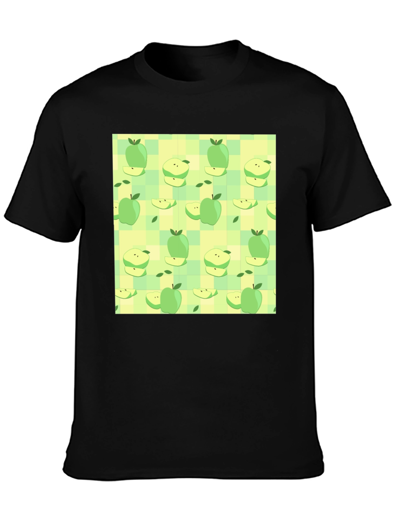 Apple Pattern T-Shirt - Fun & Casual Wear