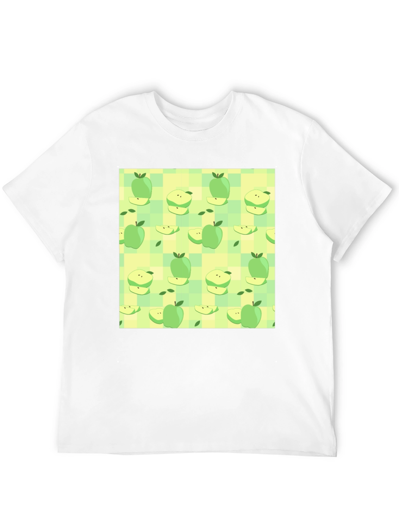 Apple Pattern T-Shirt - Fun & Casual Wear