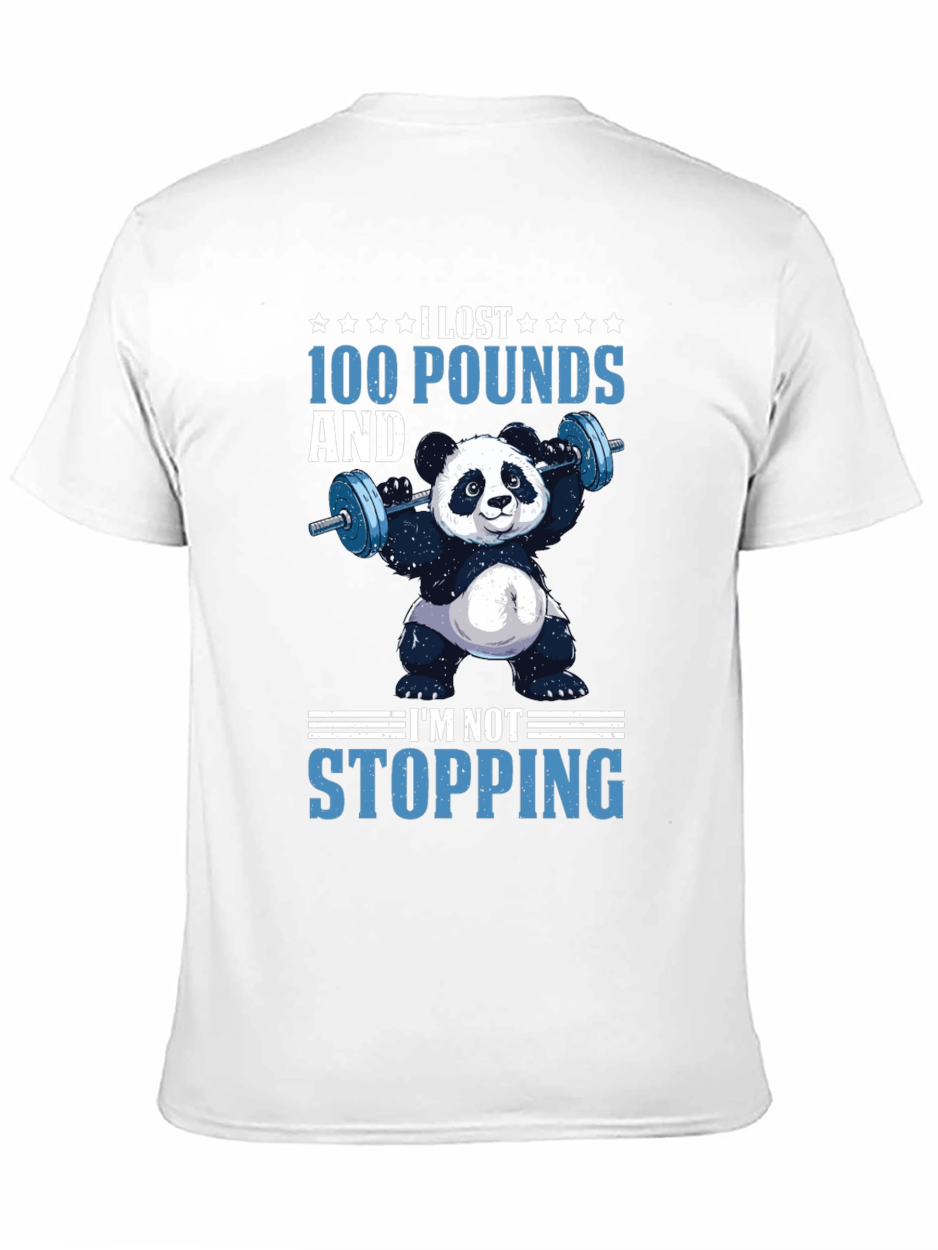 I Lost 100 Pounds Panda T-Shirt