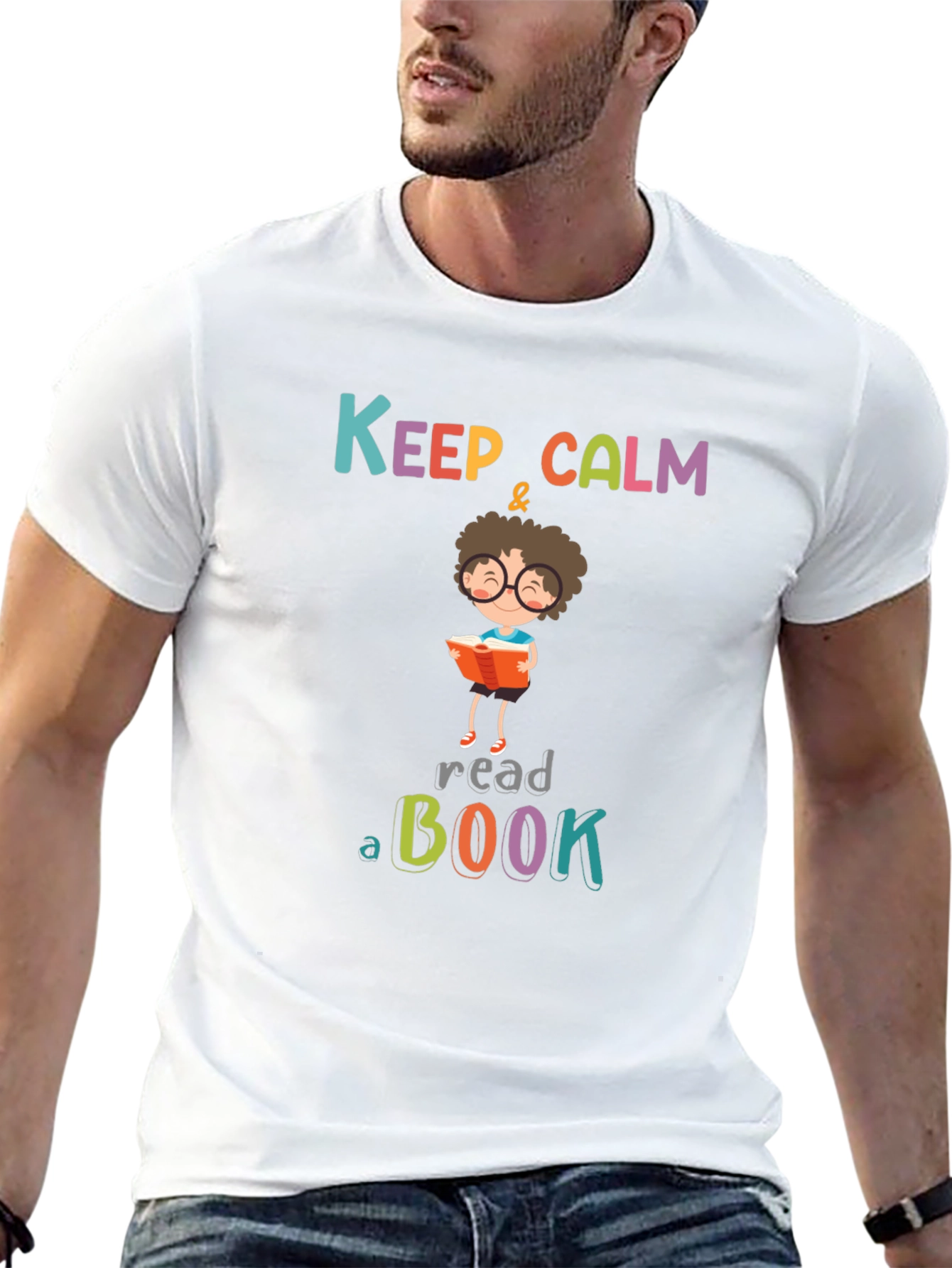 Keep Calm & Read a Book T-Shirt