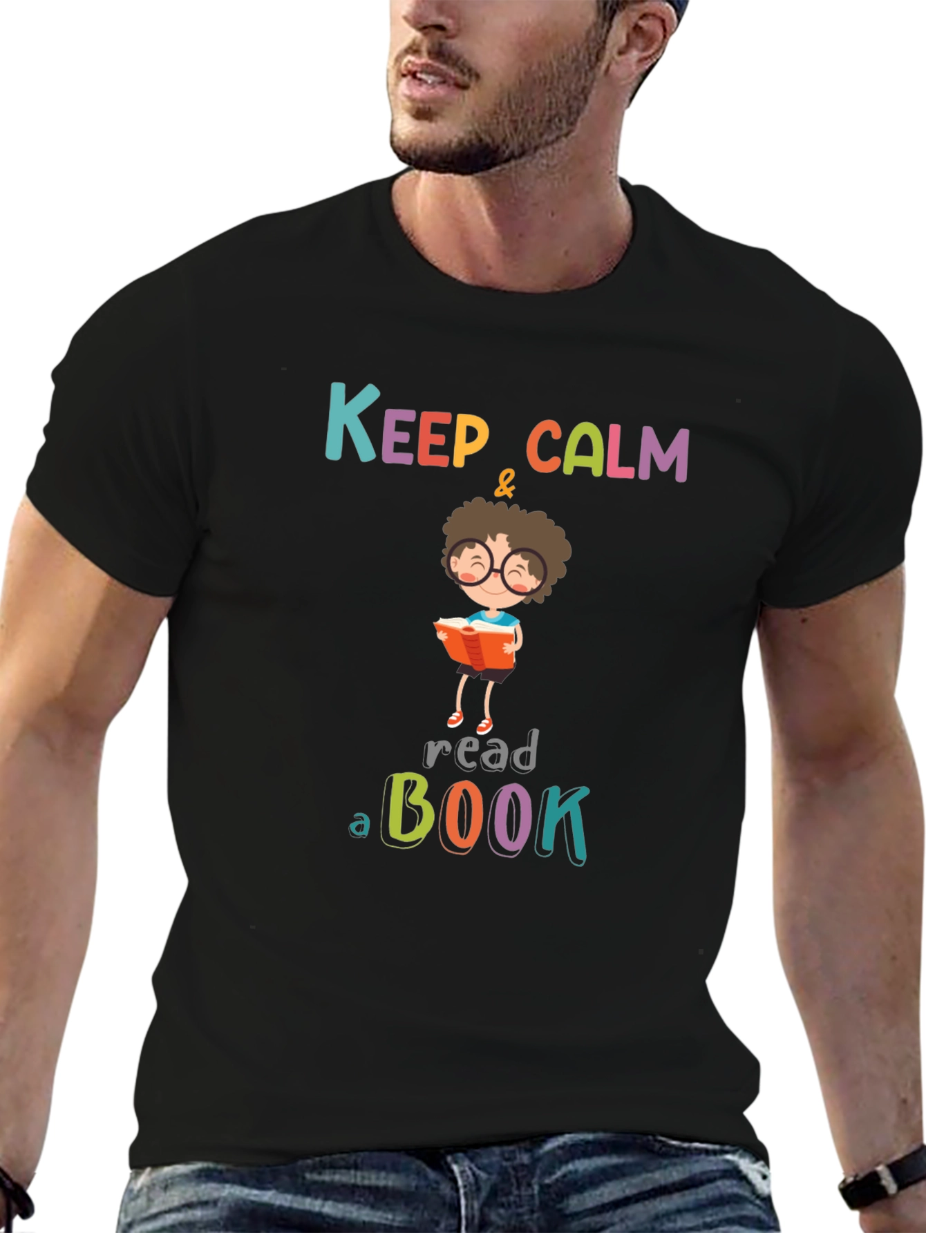Keep Calm & Read a Book T-Shirt