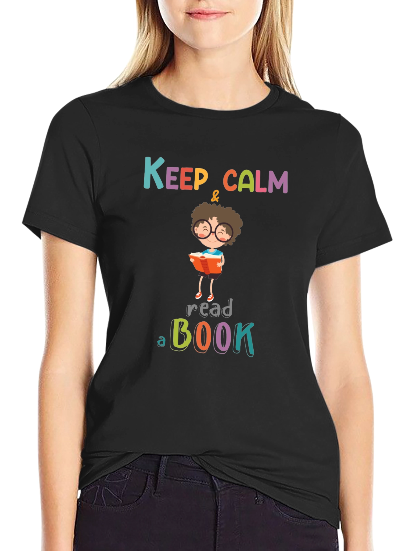 Keep Calm & Read a Book T-Shirt