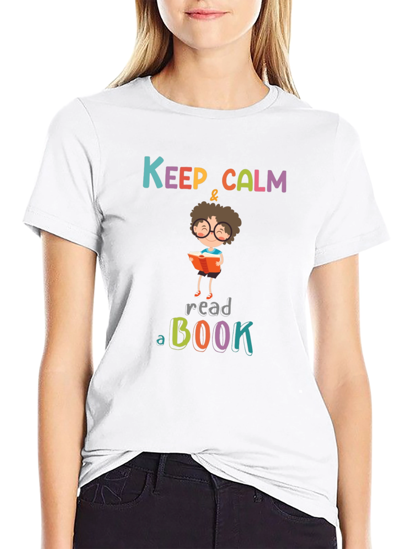 Keep Calm & Read a Book T-Shirt