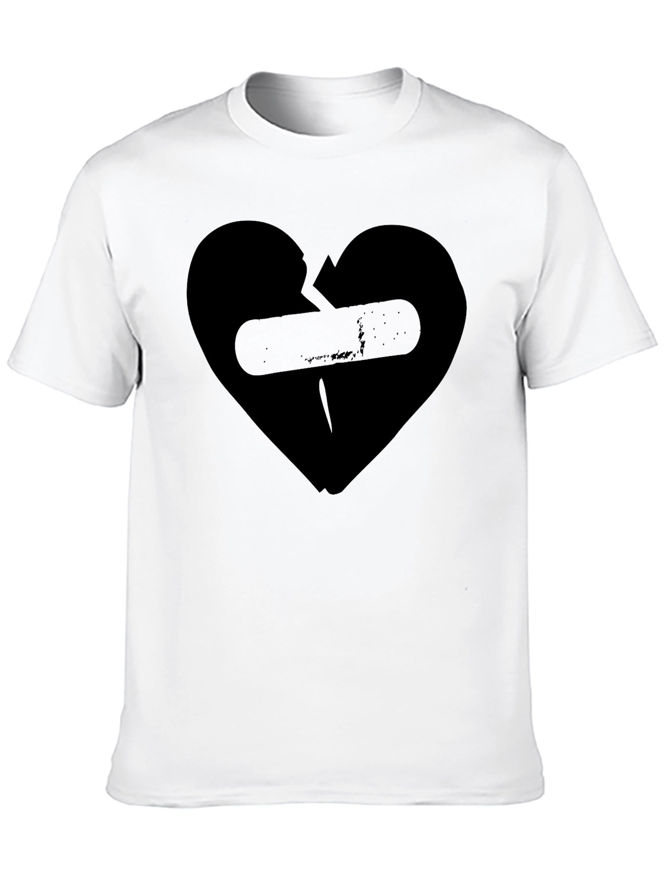 Broken Heart Healed with Bandage T-Shirt
