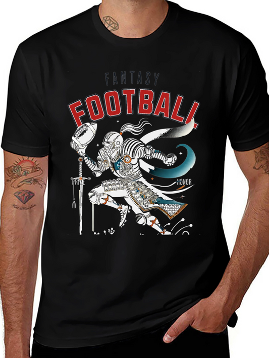 Fantasy Football Knight T-Shirt - Black