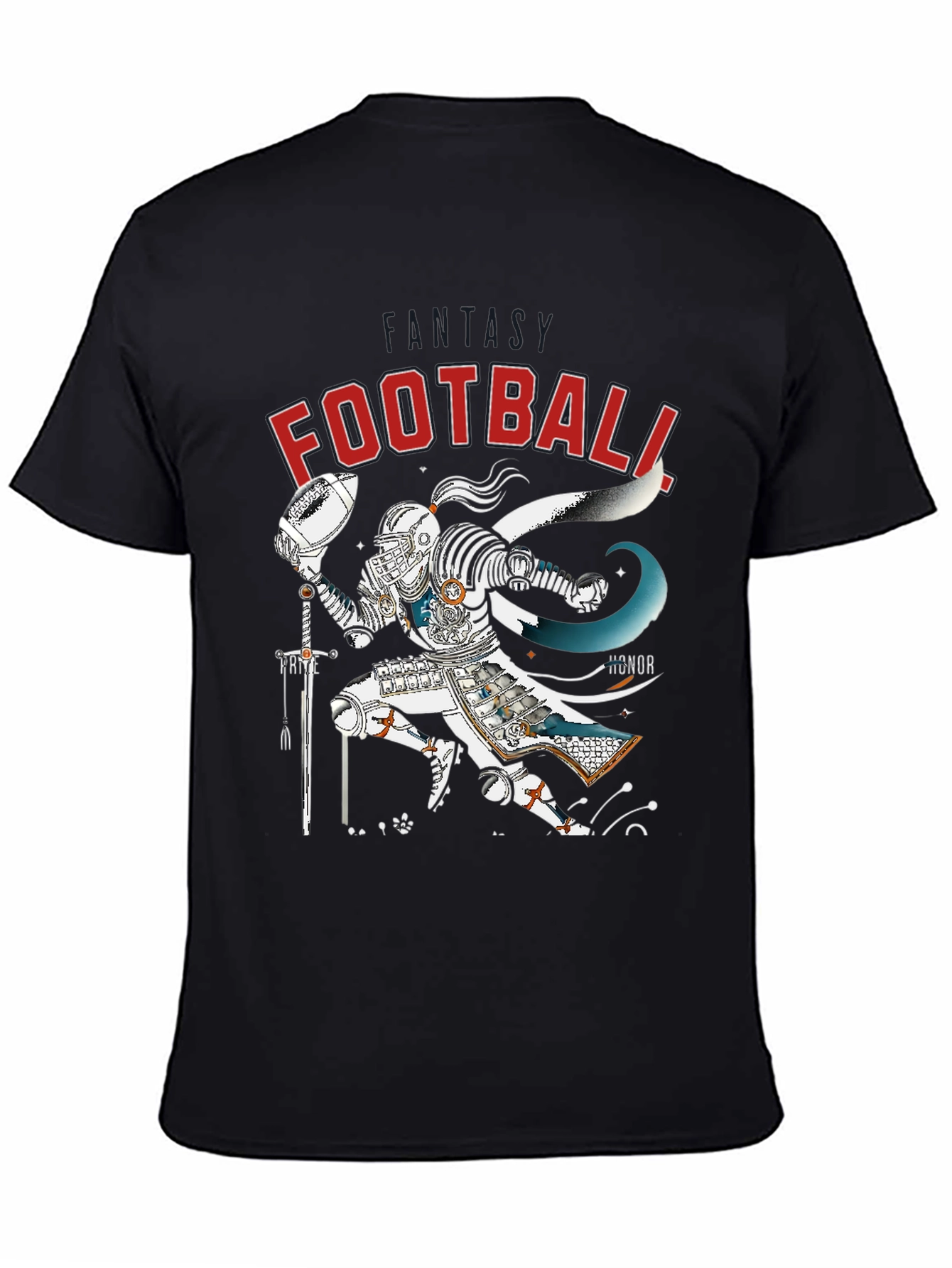 Fantasy Football Knight T-Shirt - Black
