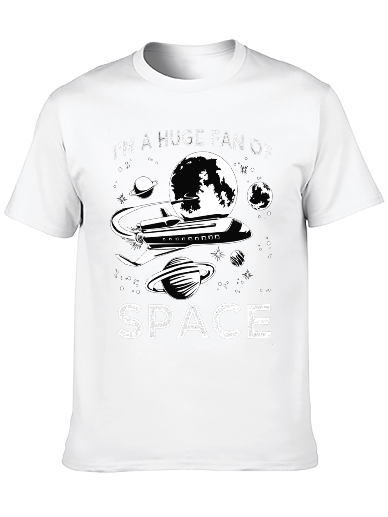 Im a Huge Fan of Space T-Shirt - Black