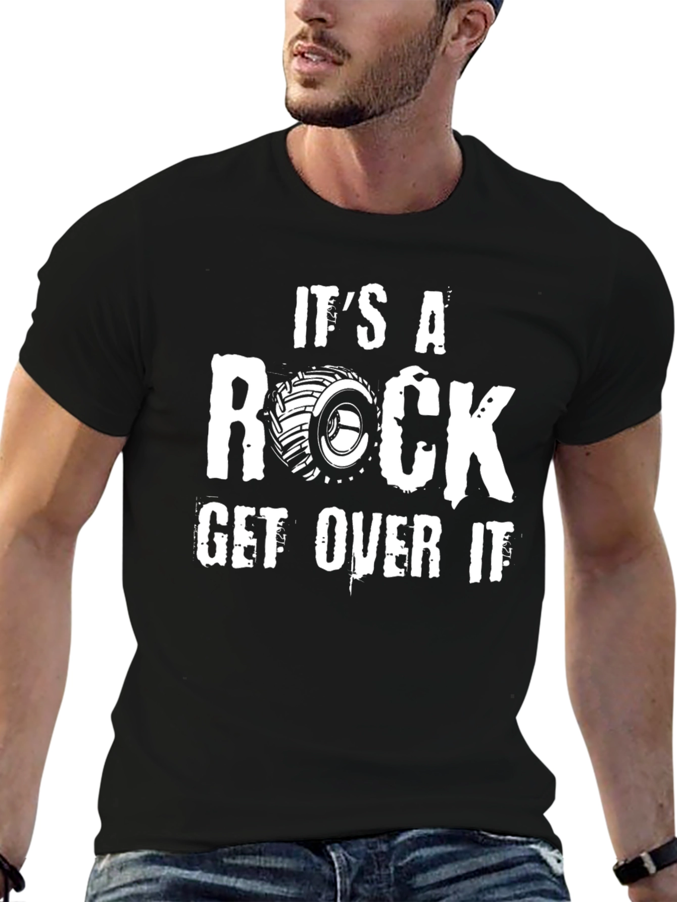 Its A Rock Get Over It Graphic T-Shirt