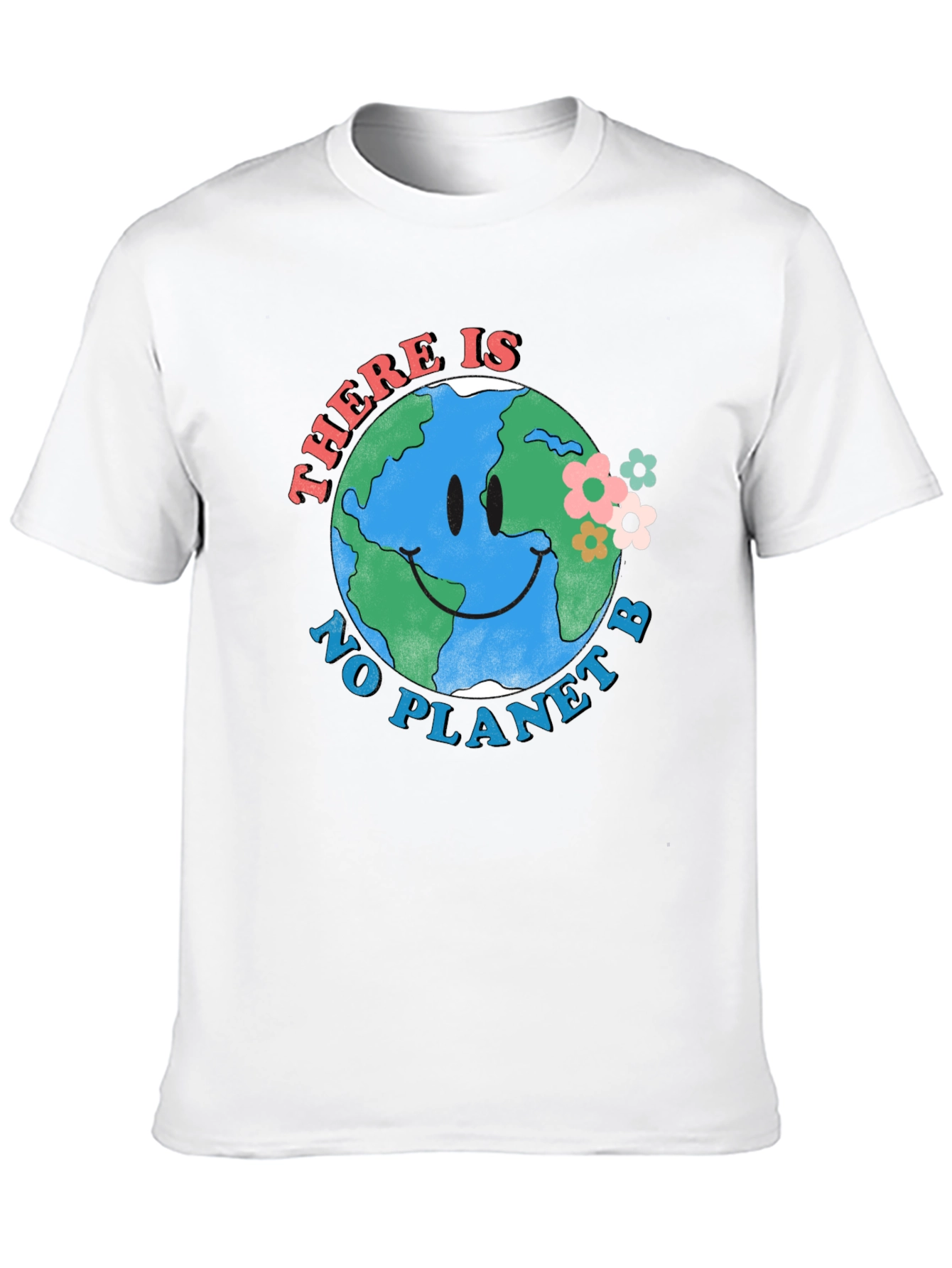 Earth Smiley Graphic Tee - No Planet B