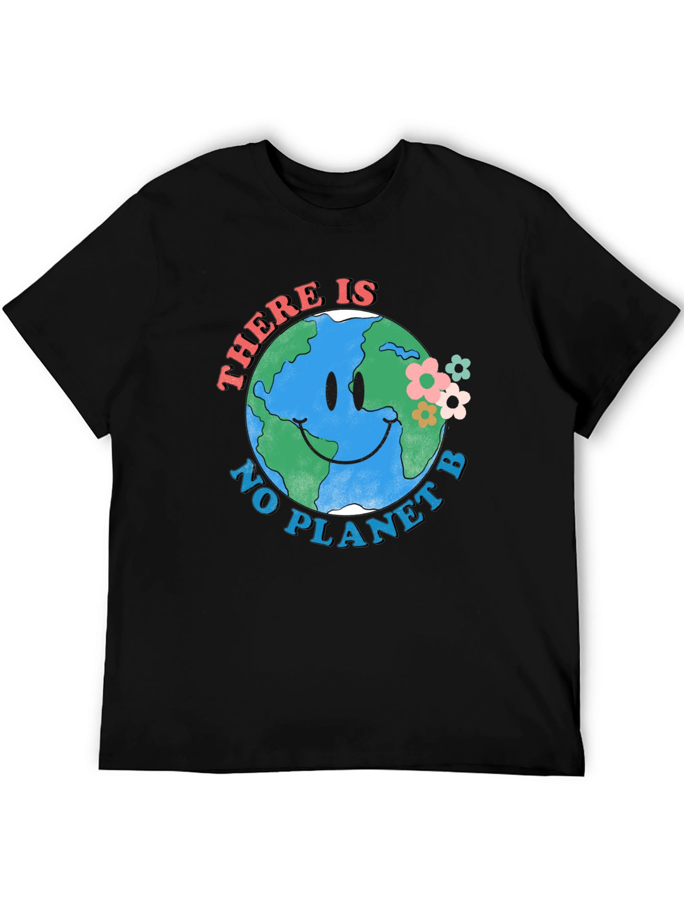 Earth Smiley Graphic Tee - No Planet B