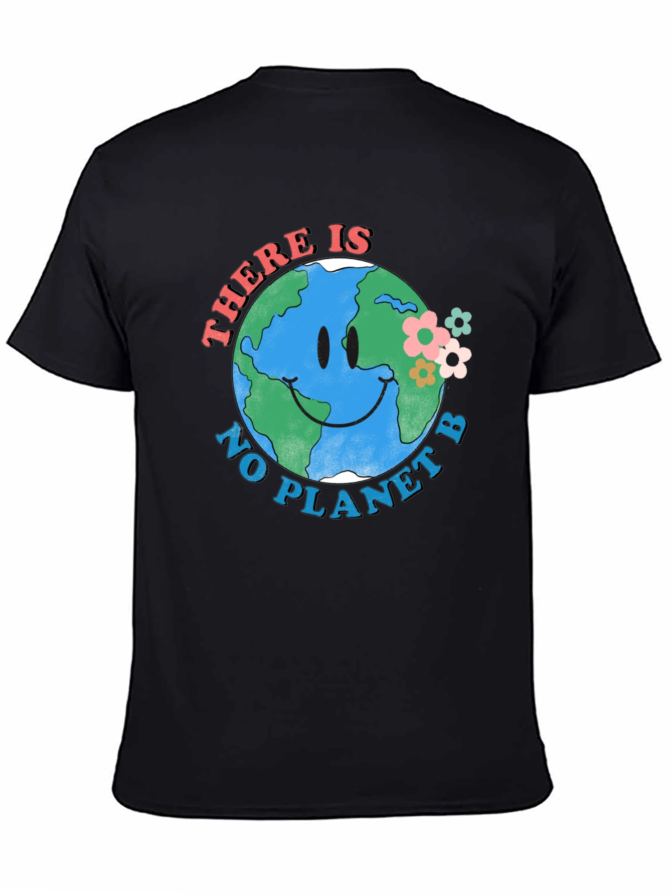 Earth Smiley Graphic Tee - No Planet B