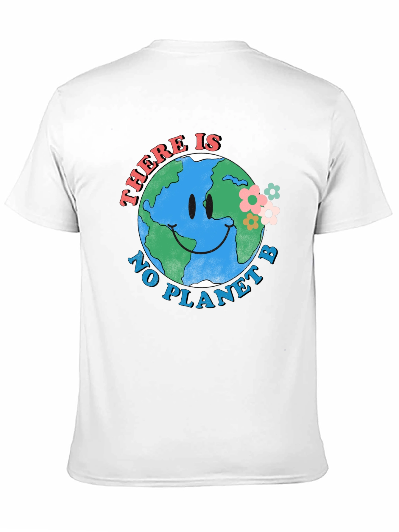 Earth Smiley Graphic Tee - No Planet B