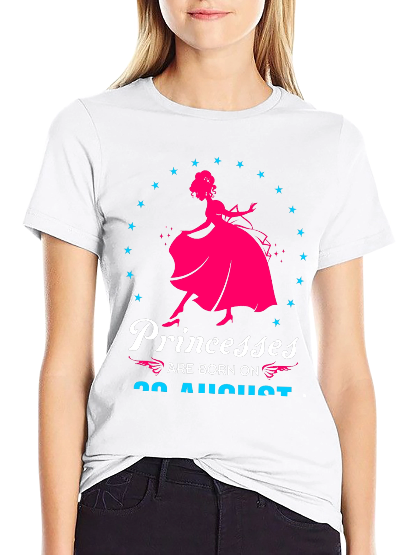 Princesses Are Born On August T-Shirt