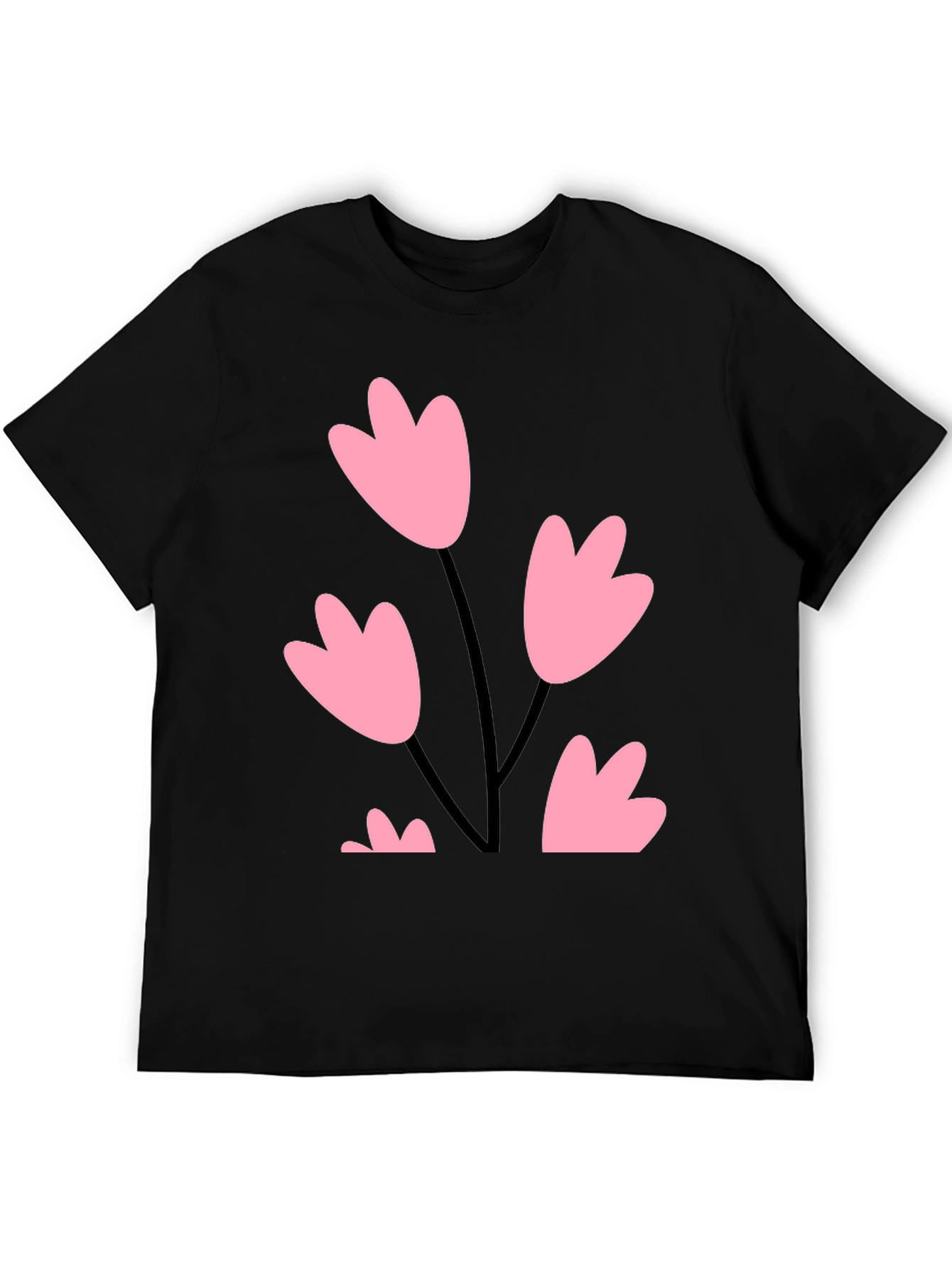 Floral Graphic Print Tee - Soft Style