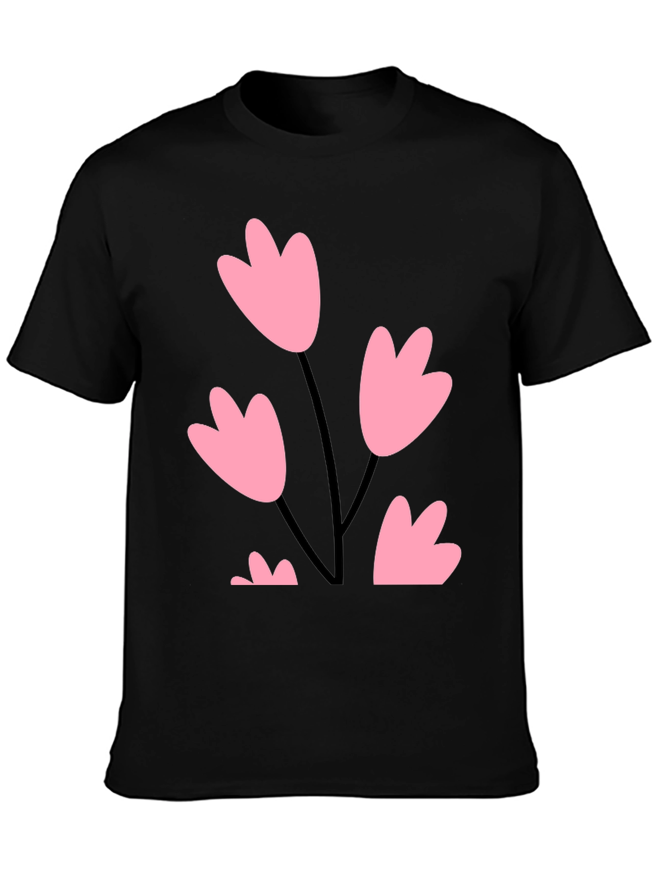 Floral Graphic Print Tee - Soft Style