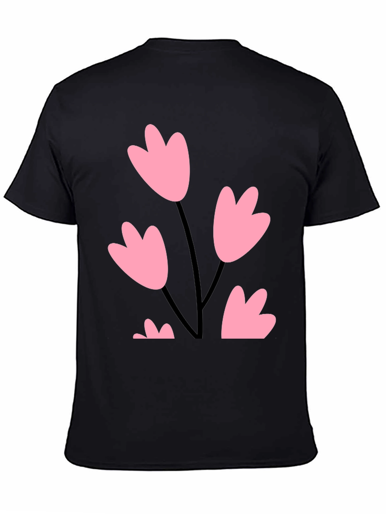 Floral Graphic Print Tee - Soft Style