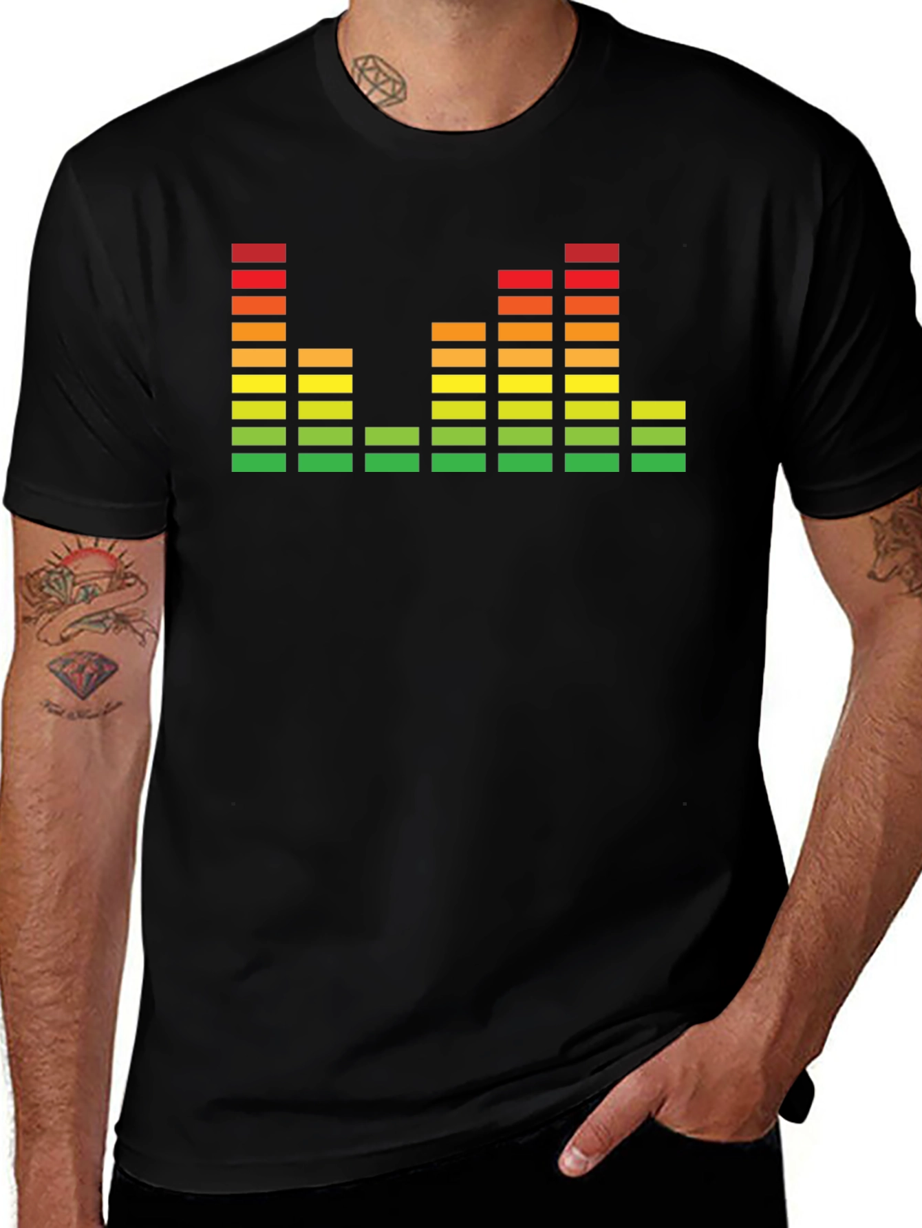 EQ Graphic Tee - Black Cotton Blend