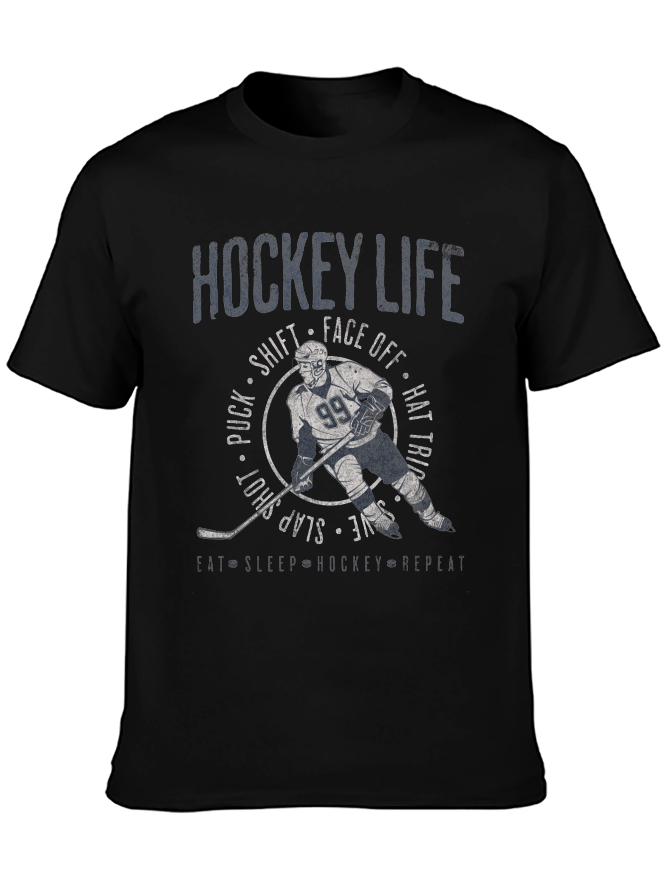 Hockey Life Graphic Tee - Black T-Shirt