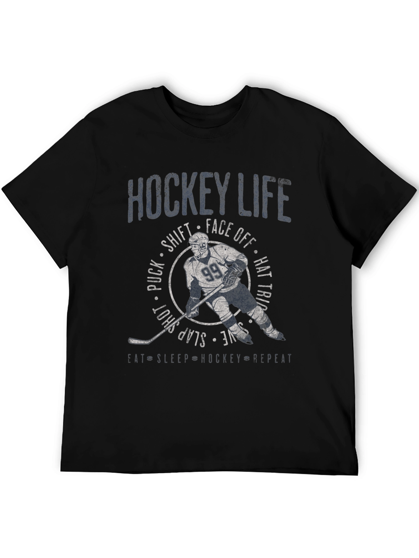 Hockey Life Graphic Tee - Black T-Shirt
