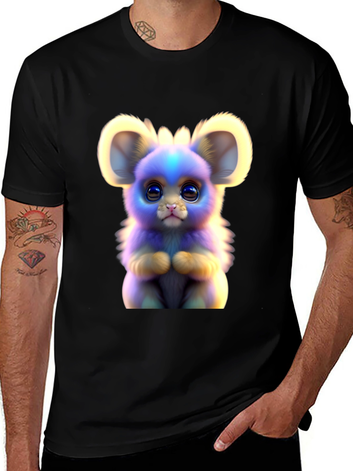 Cute Cartoon Mouse Graphic Tee