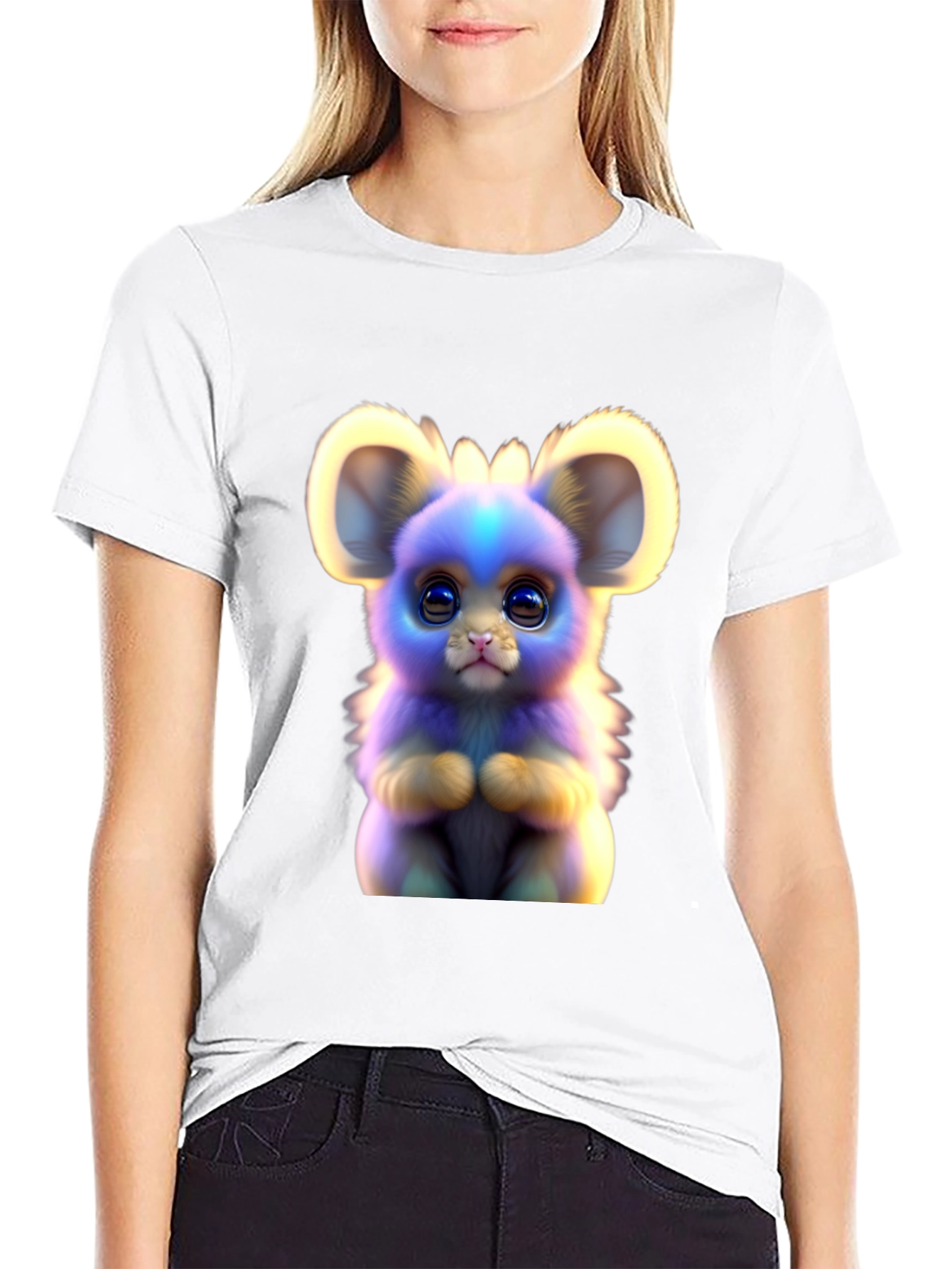 Cute Cartoon Mouse Graphic Tee