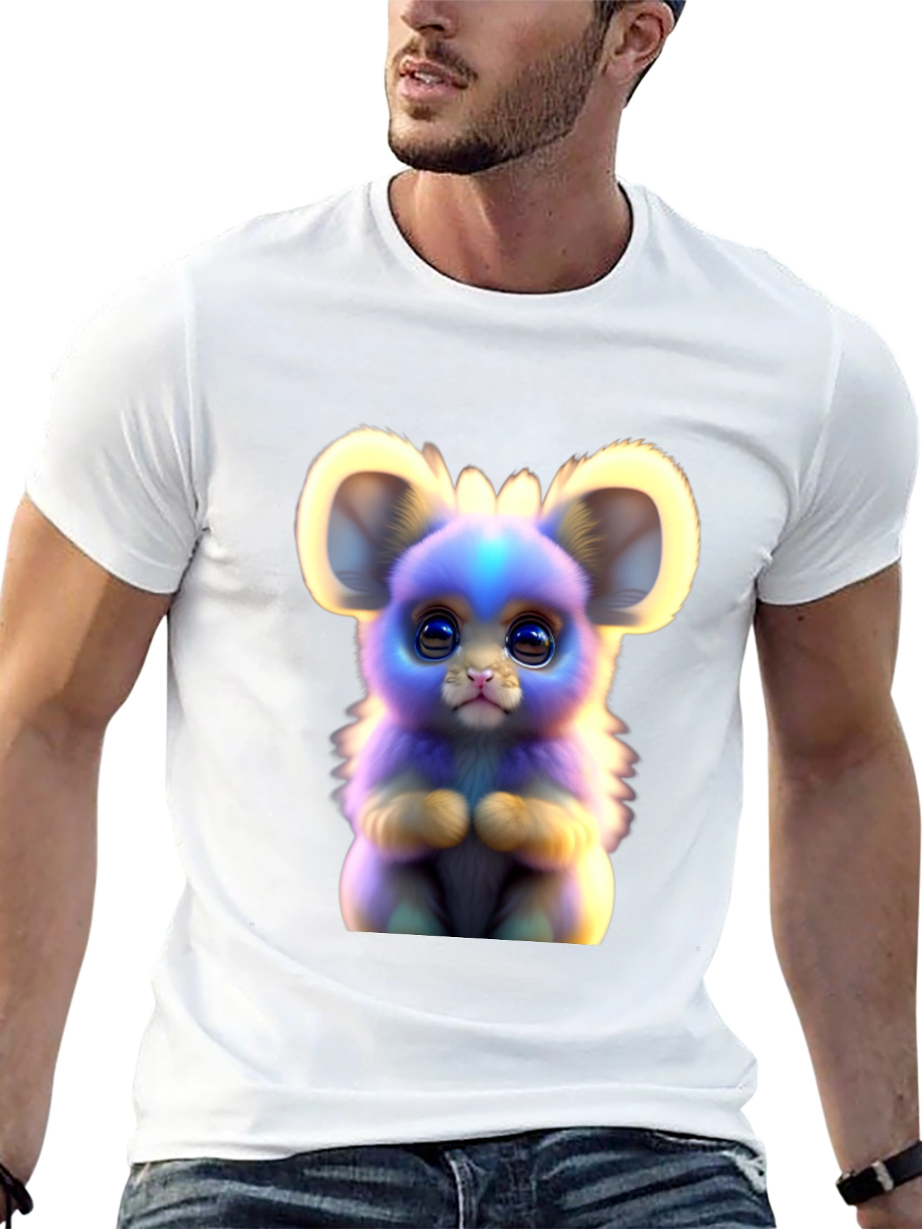 Cute Cartoon Mouse Graphic Tee