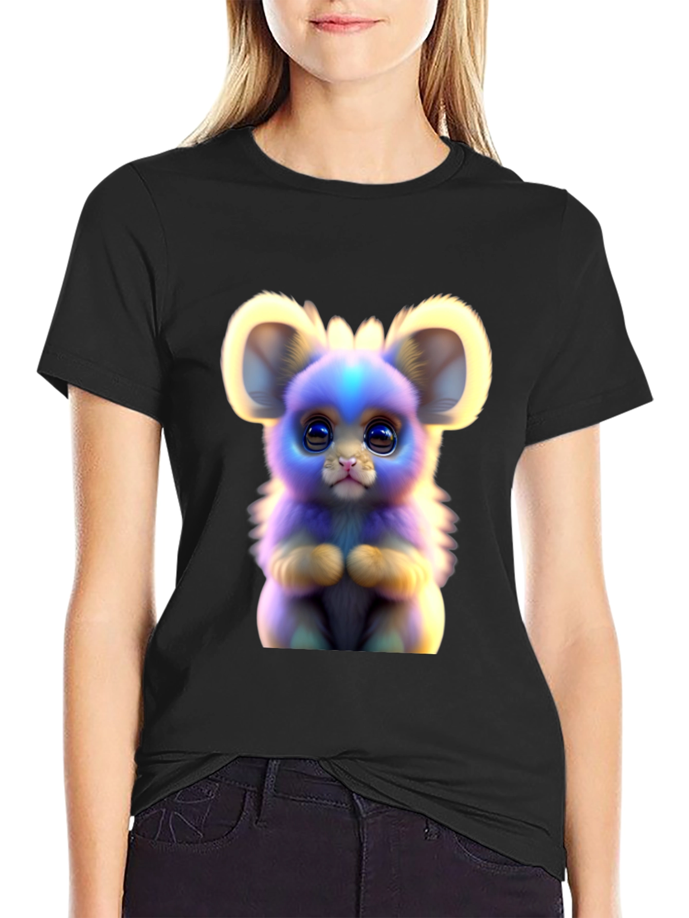 Cute Cartoon Mouse Graphic Tee