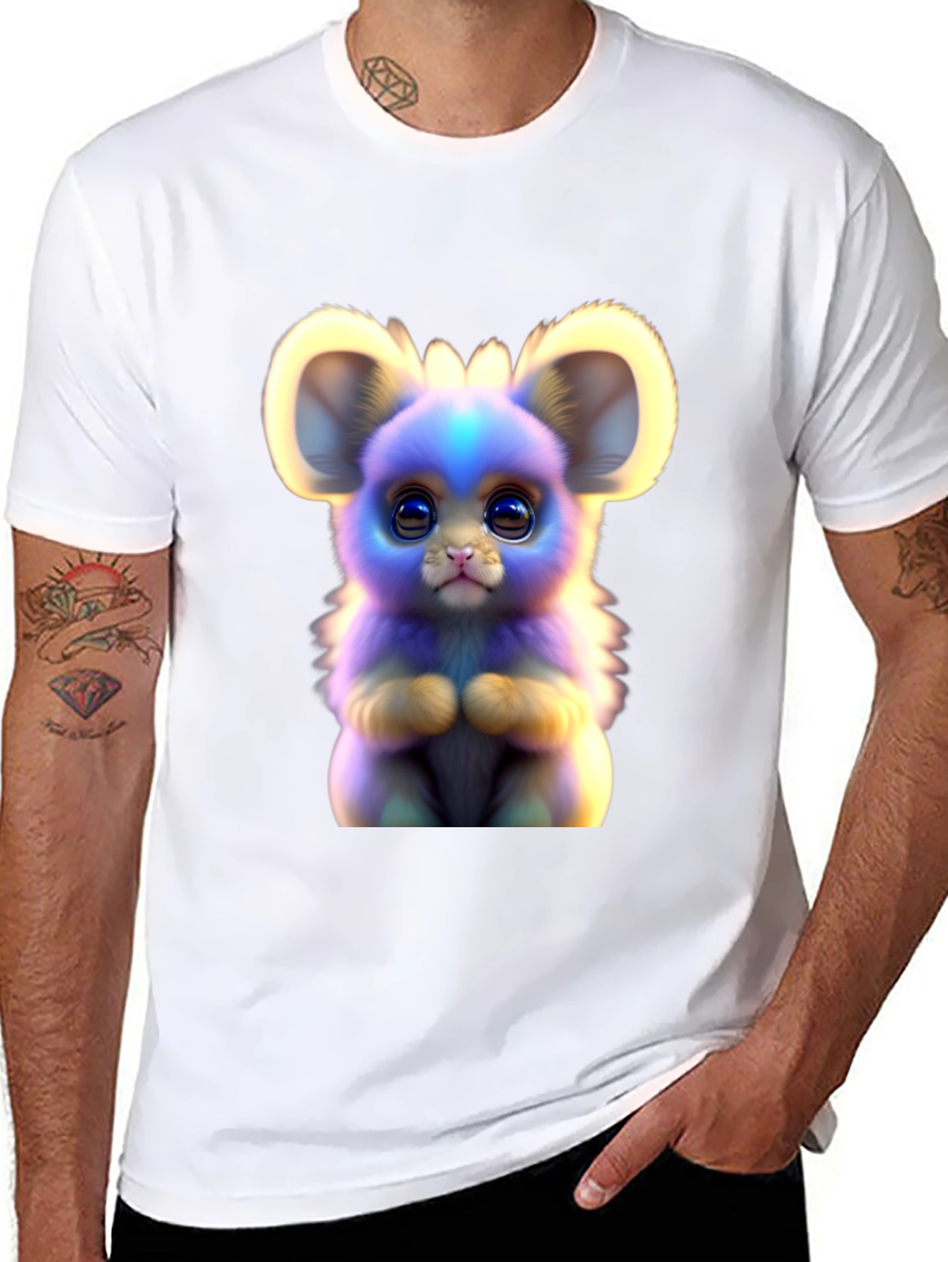 Cute Cartoon Mouse Graphic Tee
