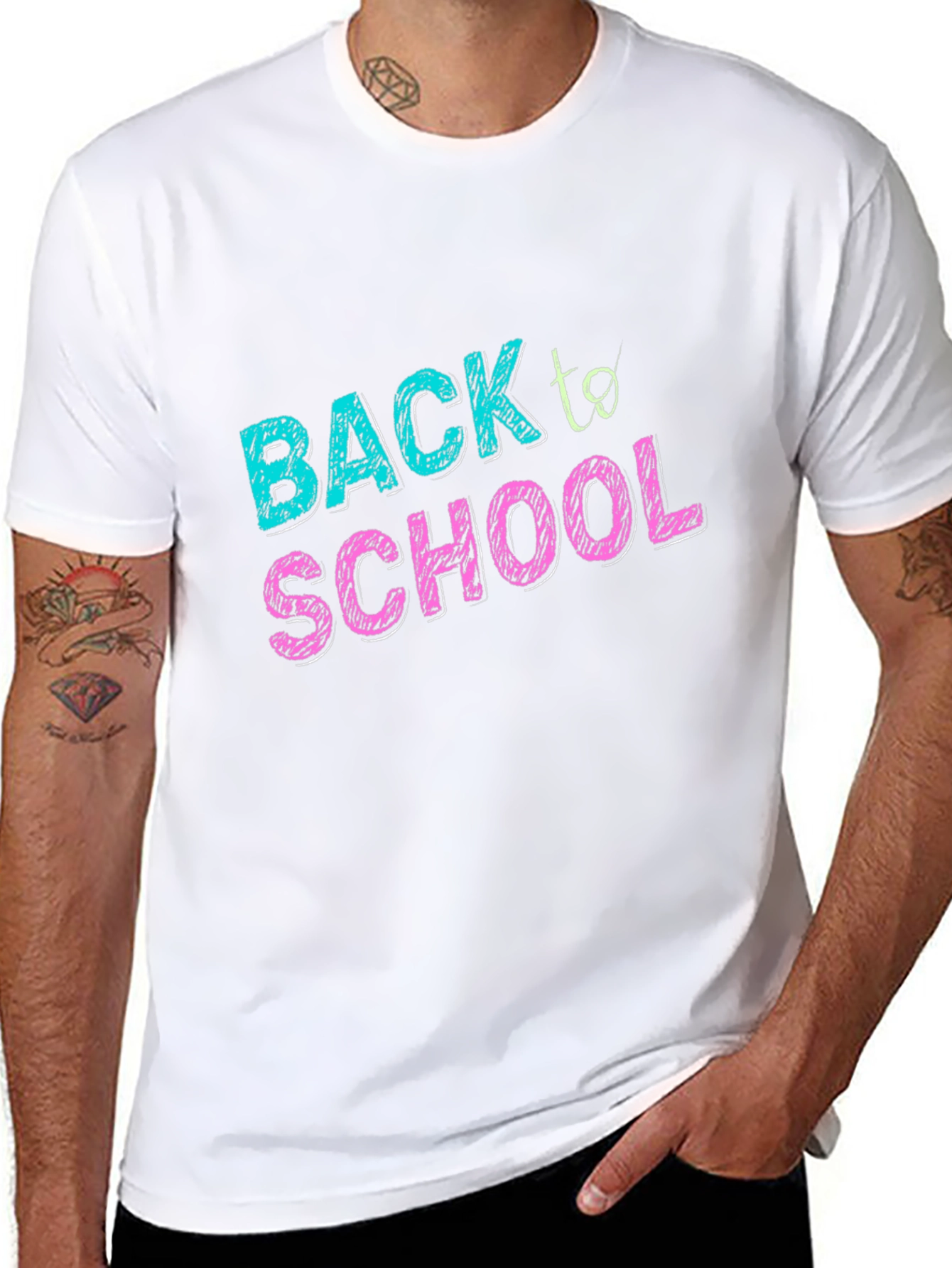 Back to School Graphic Tee - Black