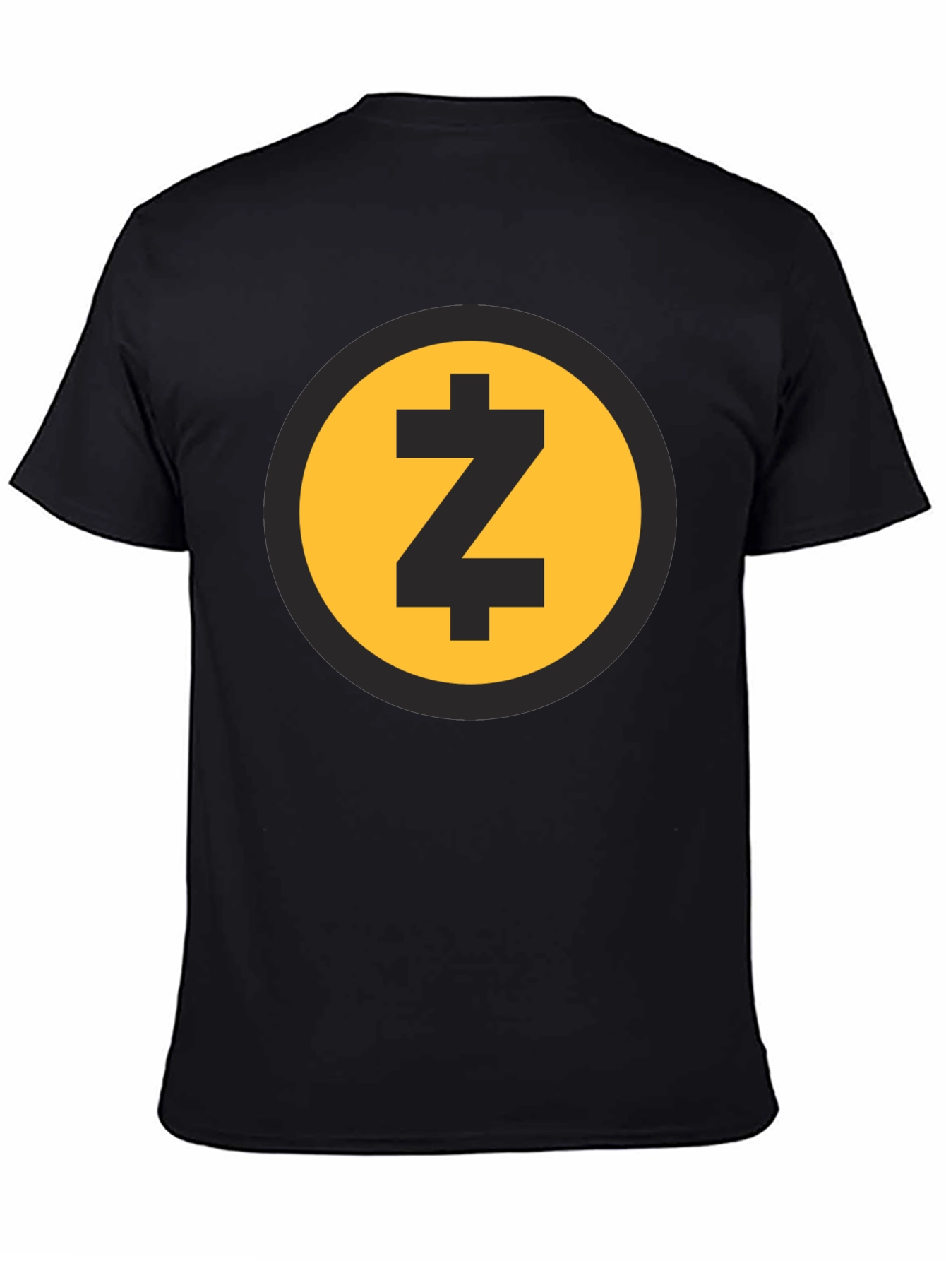 Zcash Crypto T-Shirt Black Cotton Short Sleeve Tee