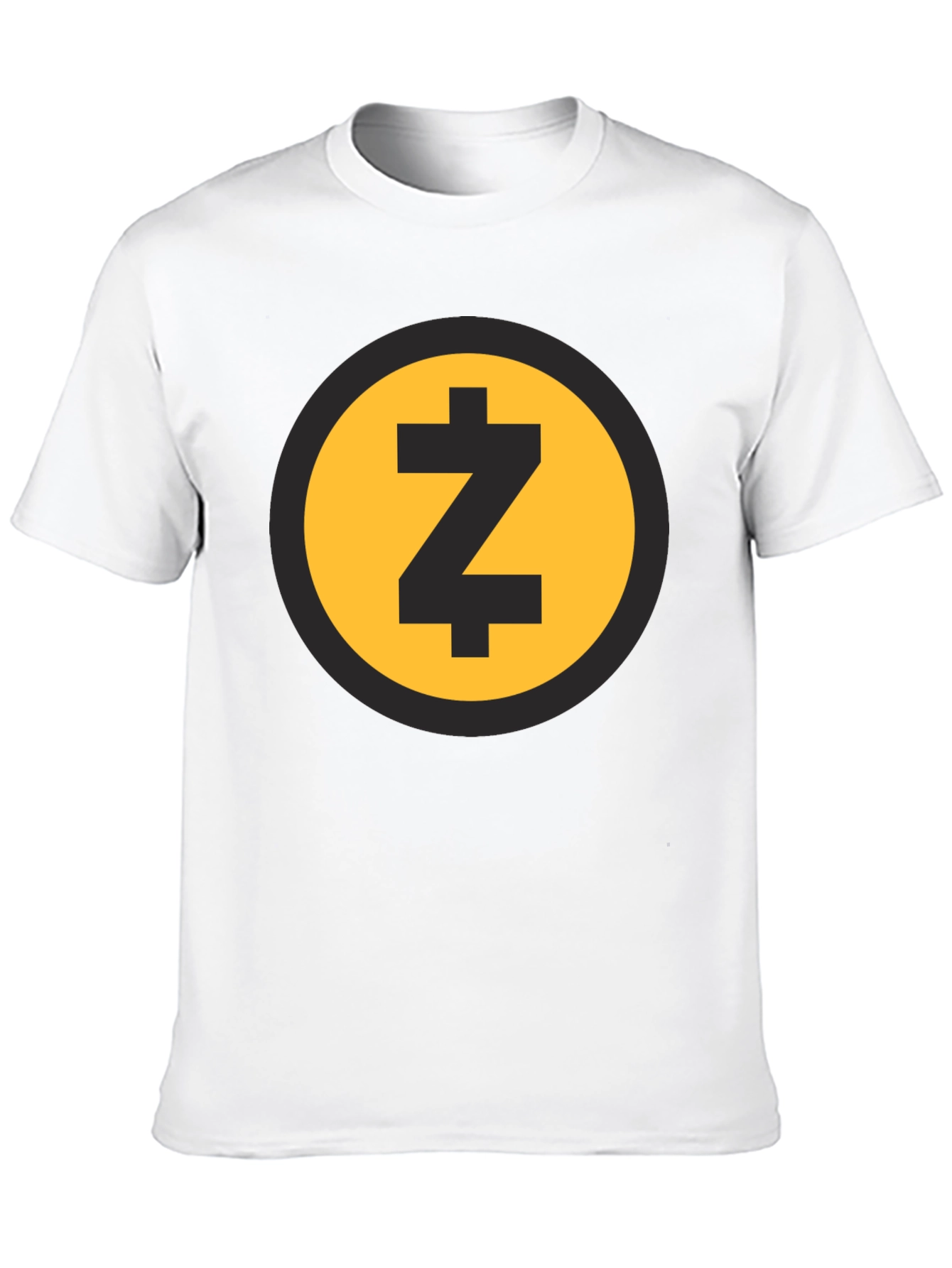 Zcash Crypto T-Shirt Black Cotton Short Sleeve Tee