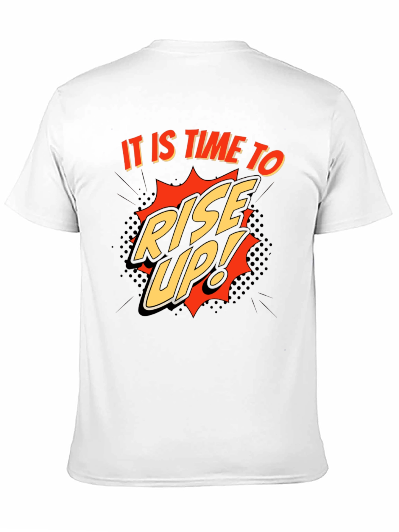 Rise Up! Graphic Print Crew Neck T-Shirt