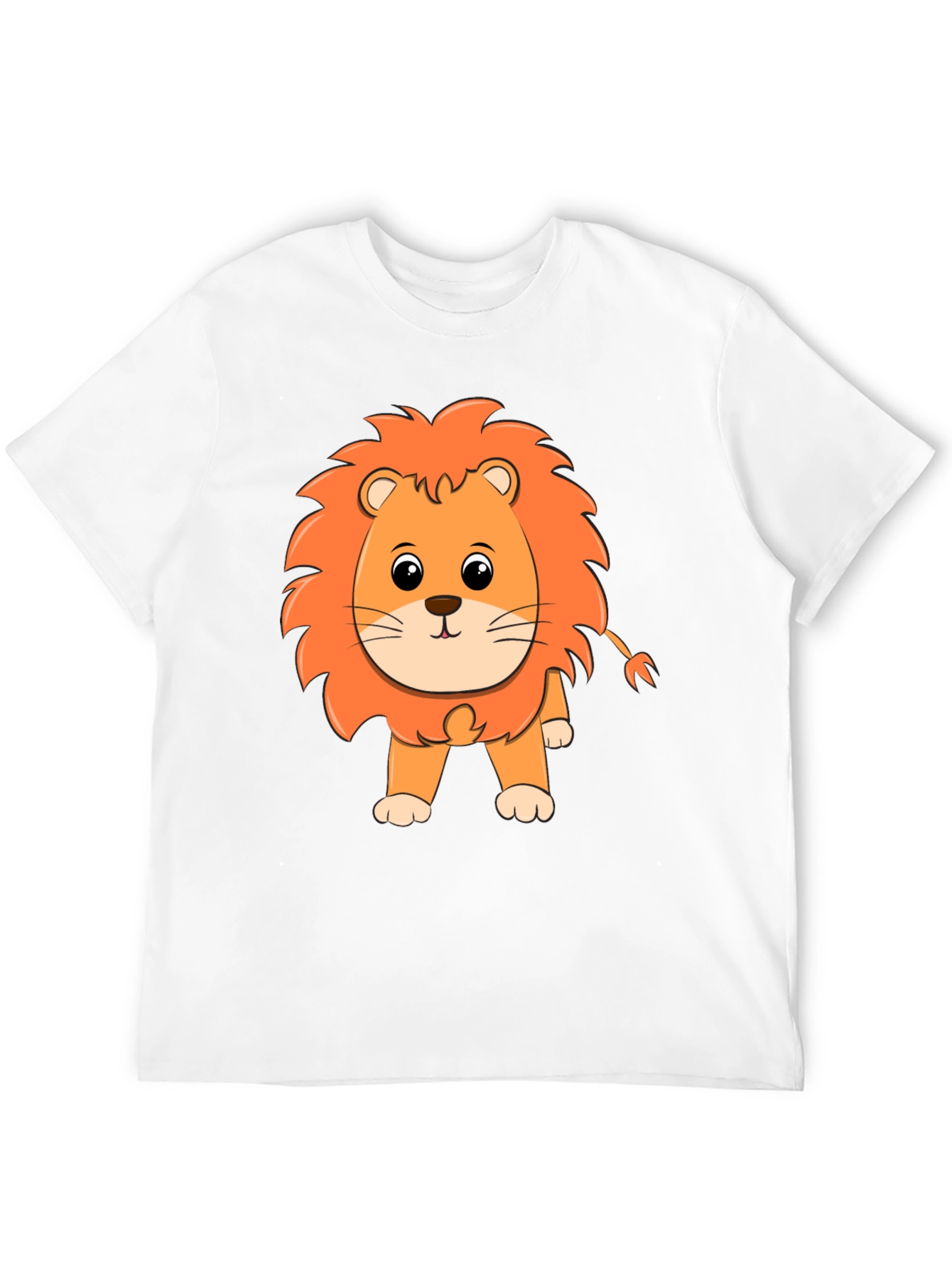 Lion Graphic Black T-Shirt