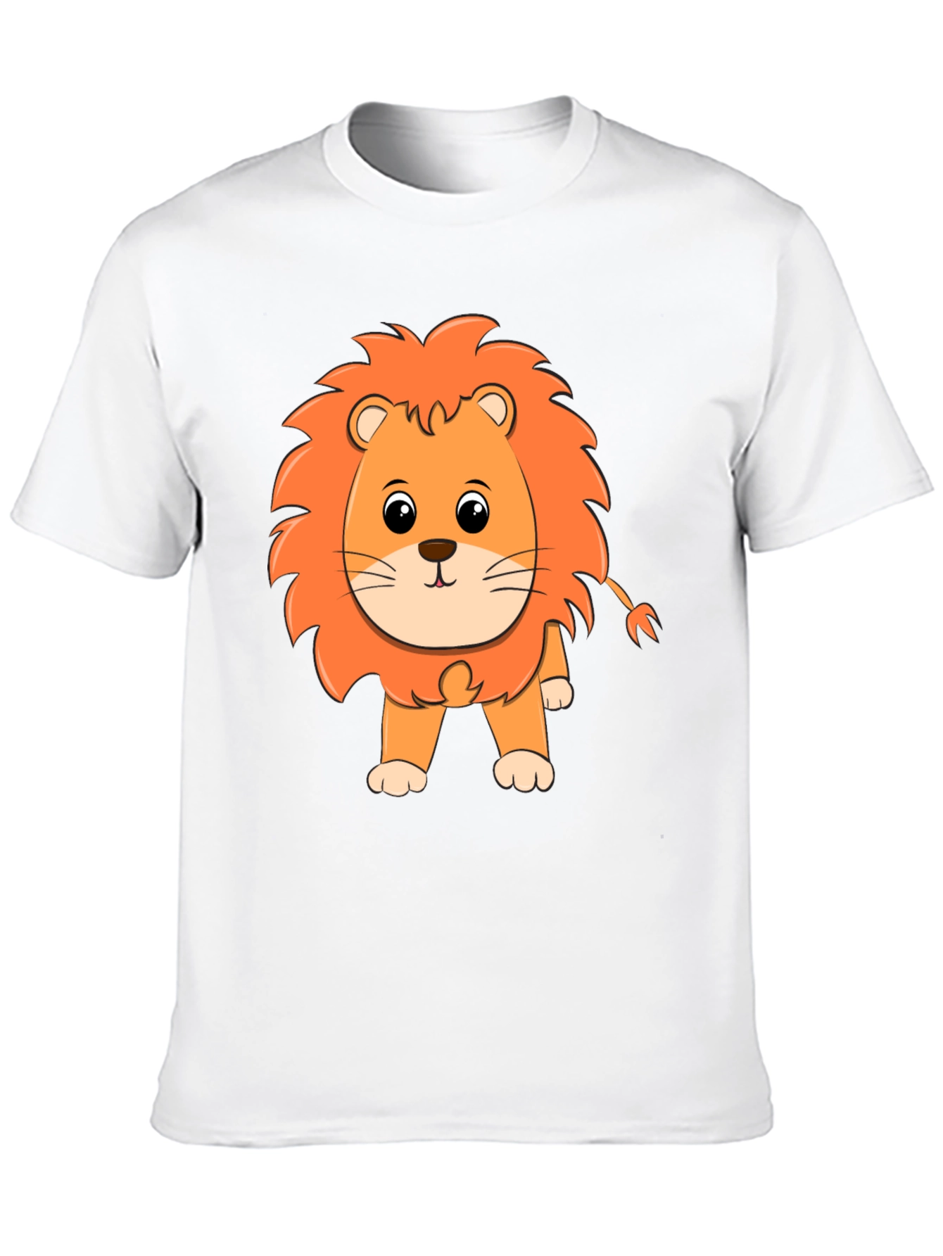Lion Graphic Black T-Shirt