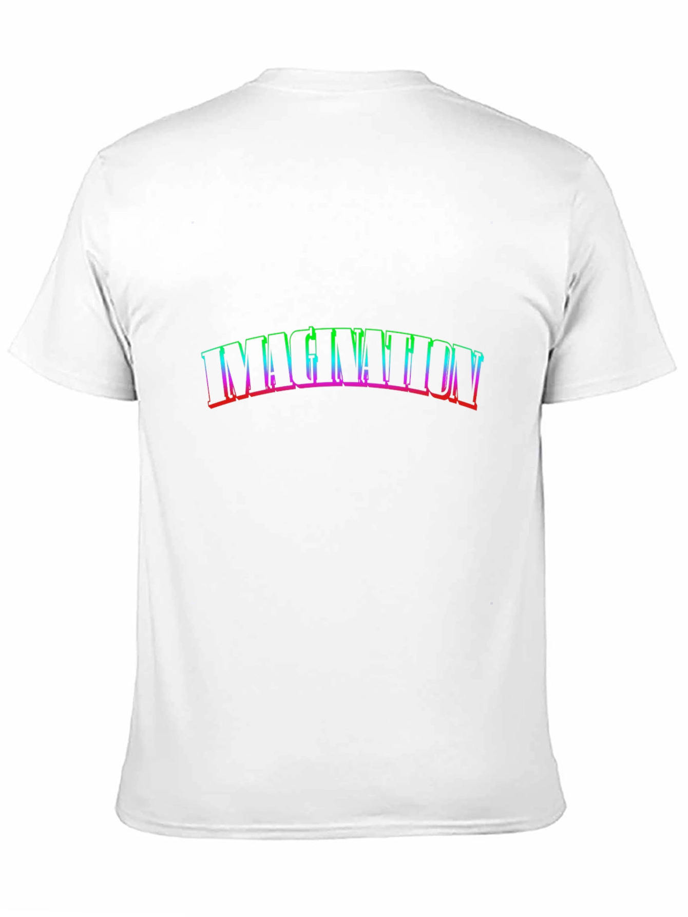 Imagination Rainbow Graphic Black T-Shirt