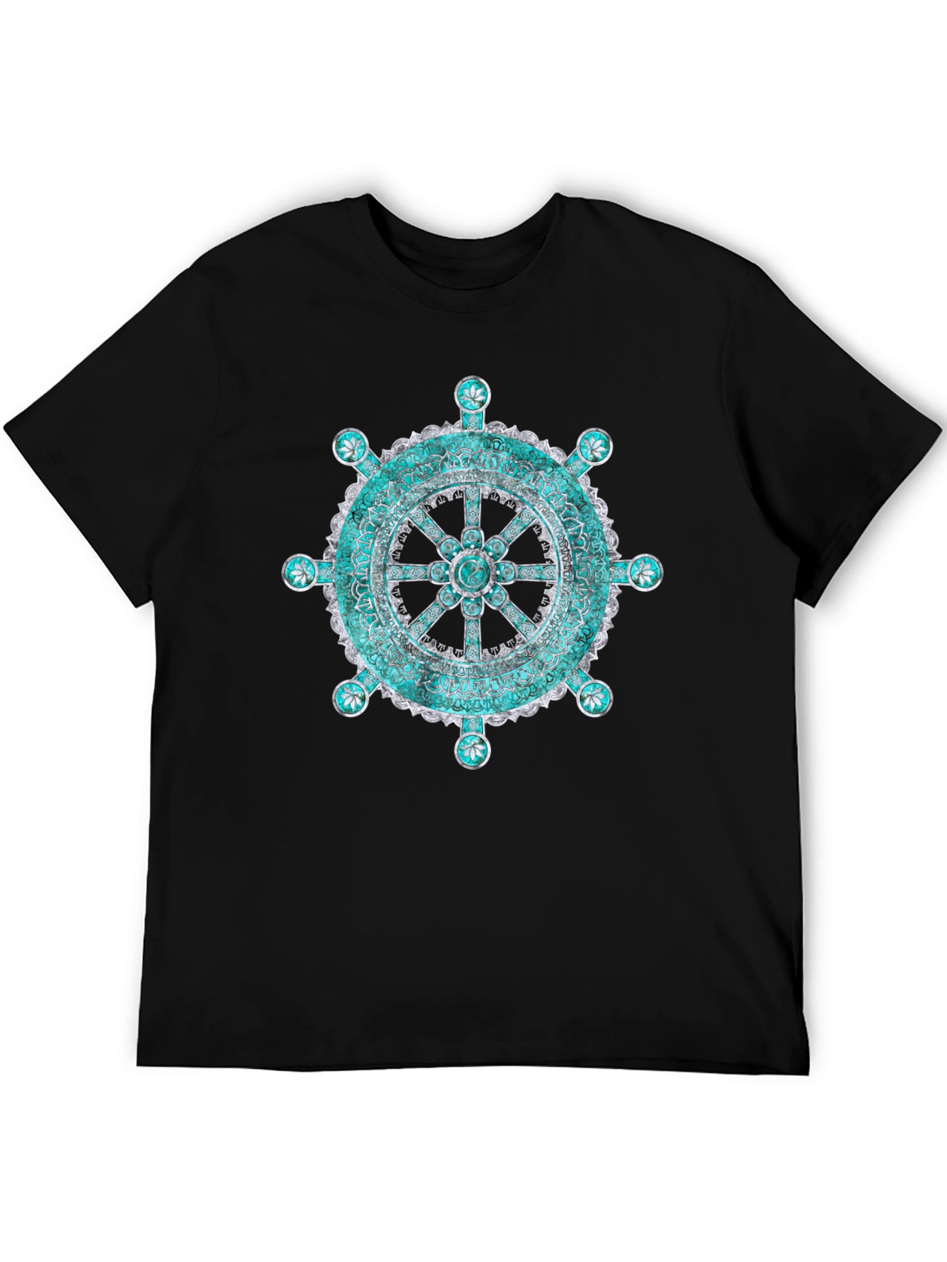 Mandala Wheel Graphic T-Shirt