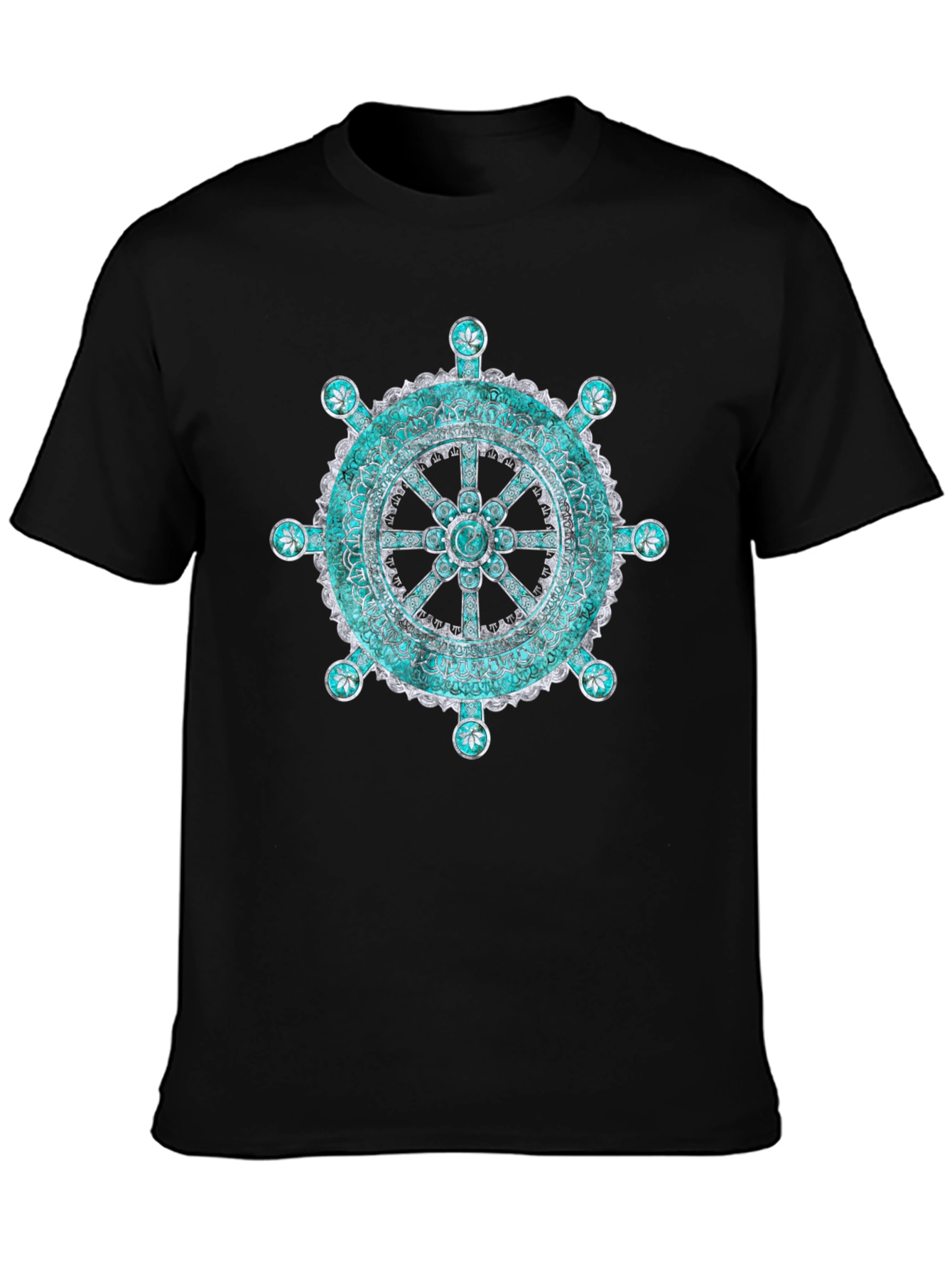 Mandala Wheel Graphic T-Shirt