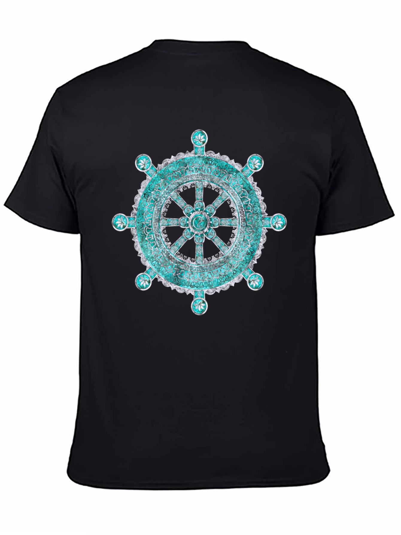 Mandala Wheel Graphic T-Shirt