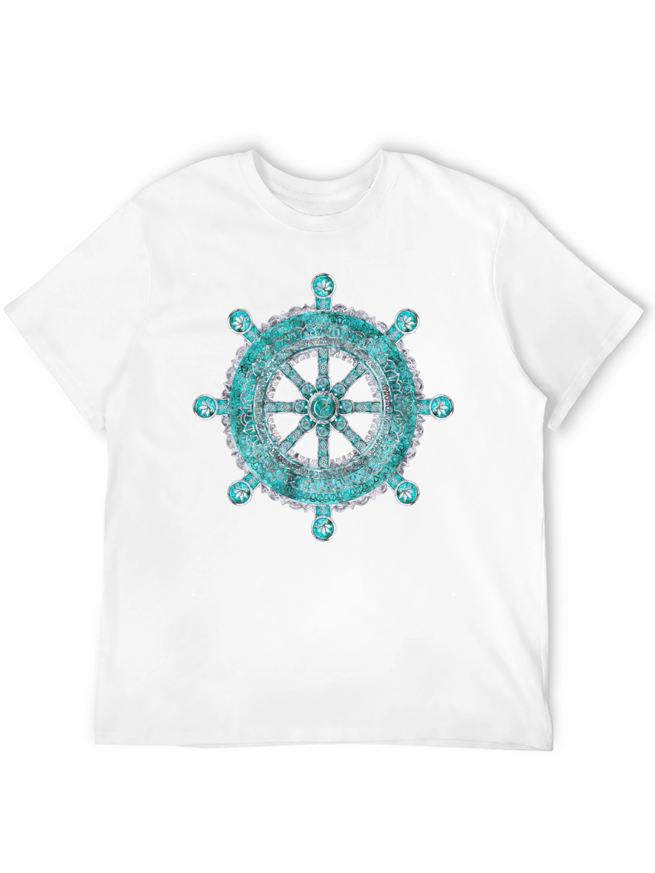 Mandala Wheel Graphic T-Shirt