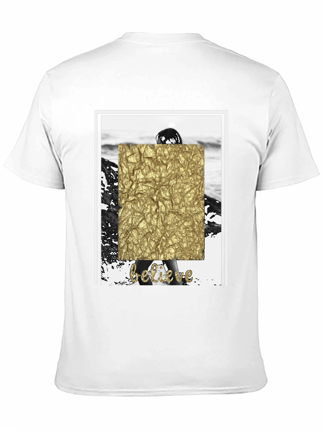 Believe Graphic T-Shirt - Stylish Black Tee
