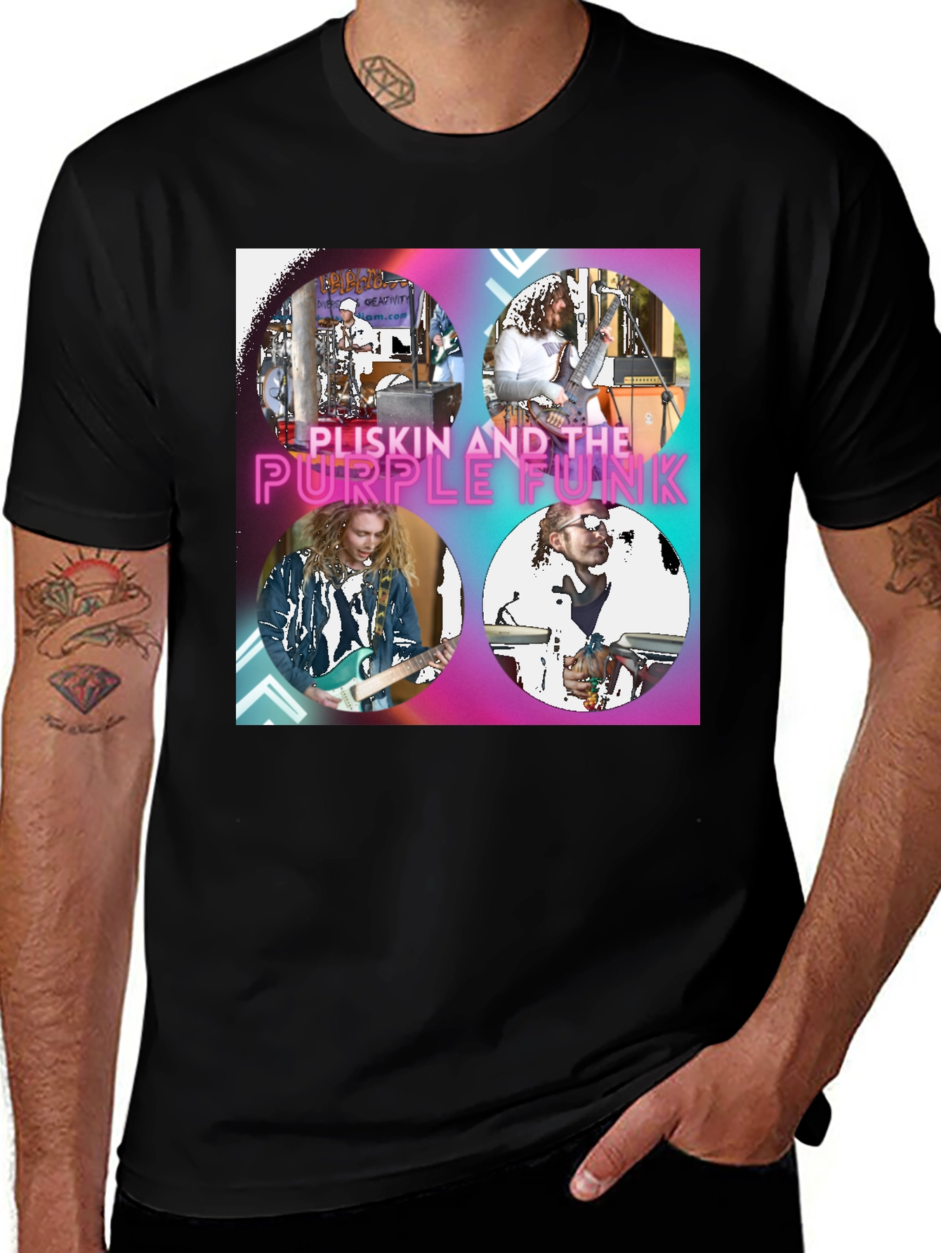 Pliskin and the Purple Funk Band Tee