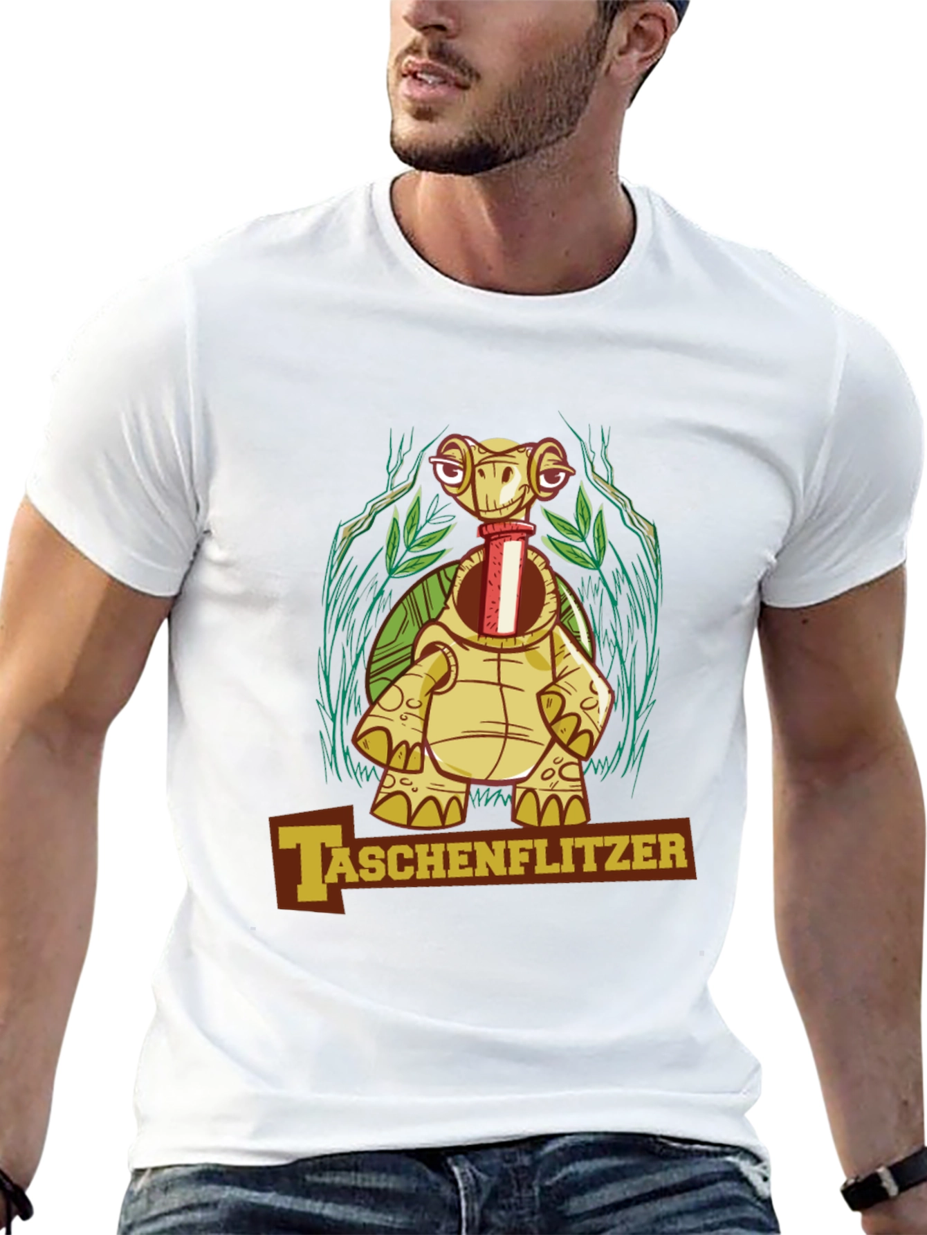 Taschenflitzer Turtle Graphic Black T-Shirt