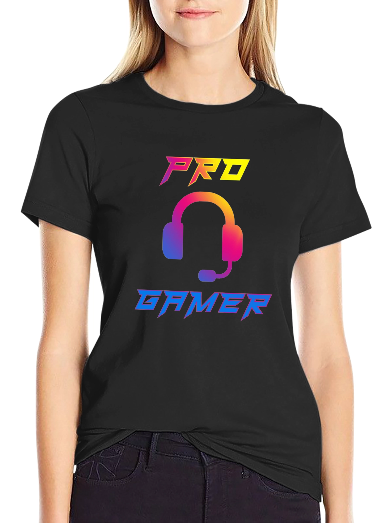 Pro Gamer T-Shirt - Black Gaming Tee