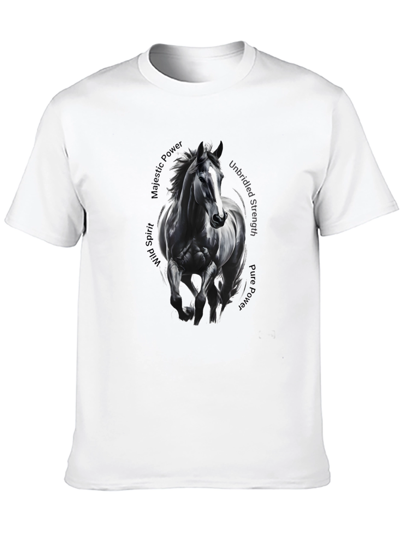 Majestic Horse Graphic Tee - Wild Spirit T-Shirt